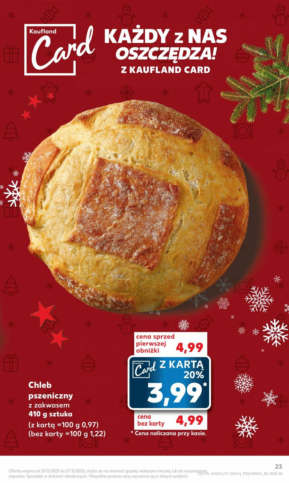 Kaufland gazetka ważna od 20.12.2023 do 23.12.2023 strona 22