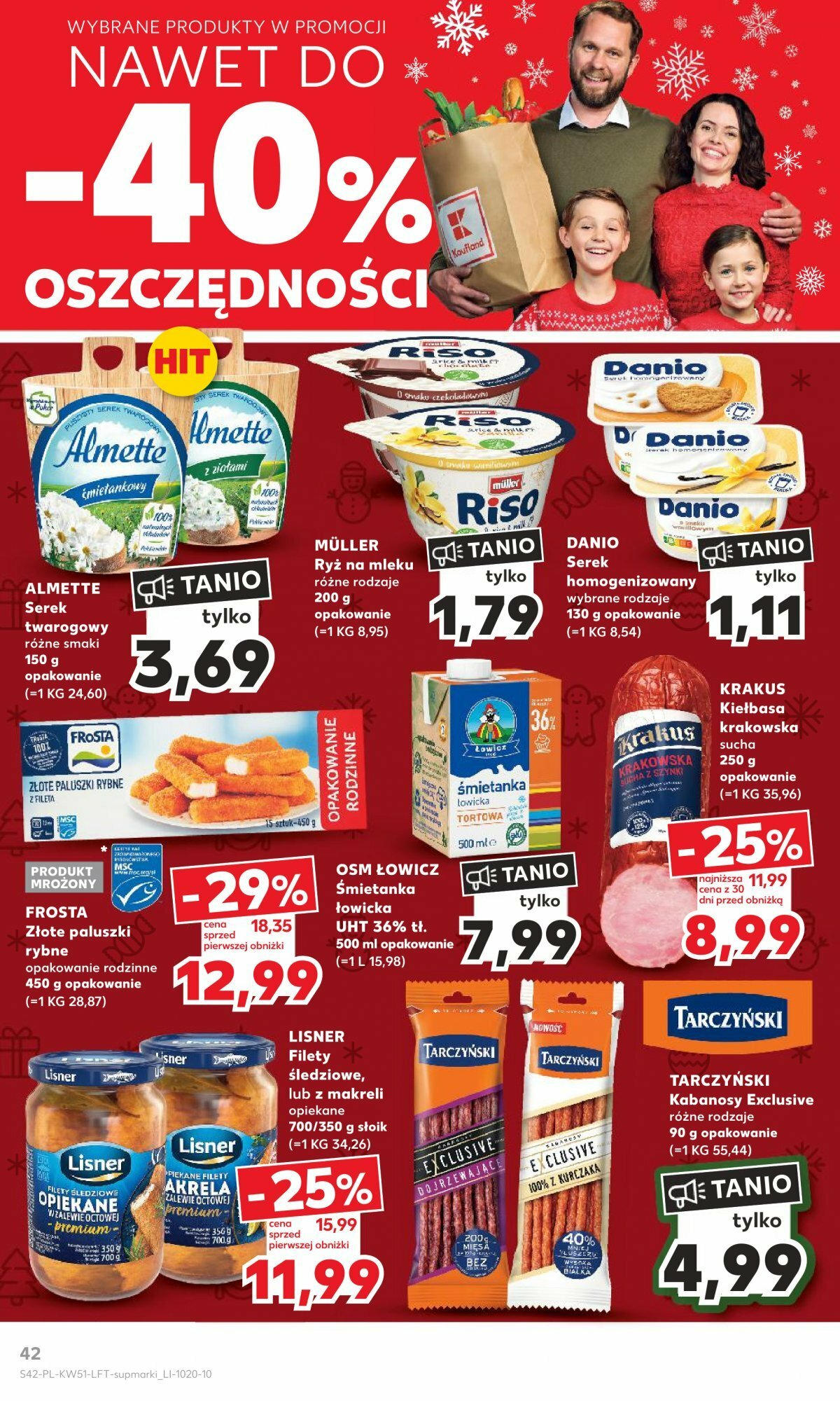 Kaufland gazetka ważna od 20.12.2023 do 23.12.2023 strona 42