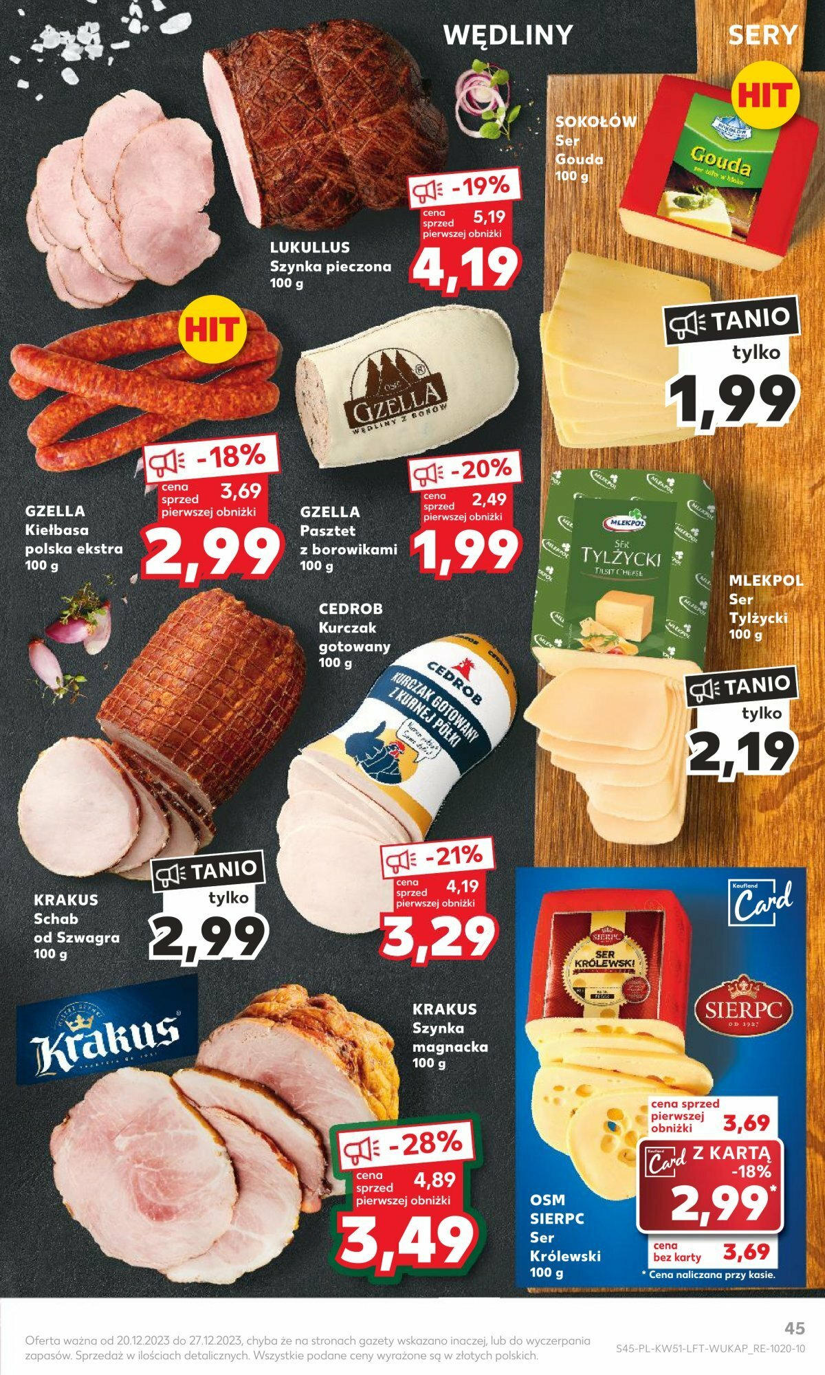 Kaufland gazetka ważna od 20.12.2023 do 23.12.2023 strona 45
