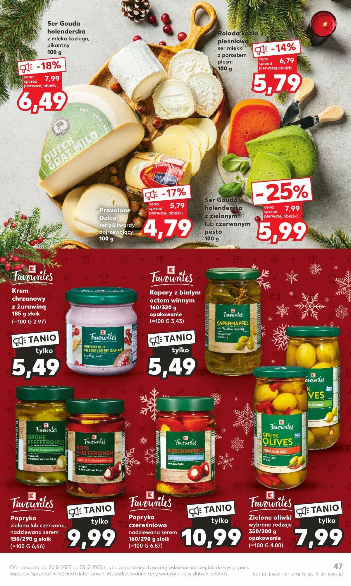 Kaufland gazetka ważna od 20.12.2023 do 23.12.2023 strona 47