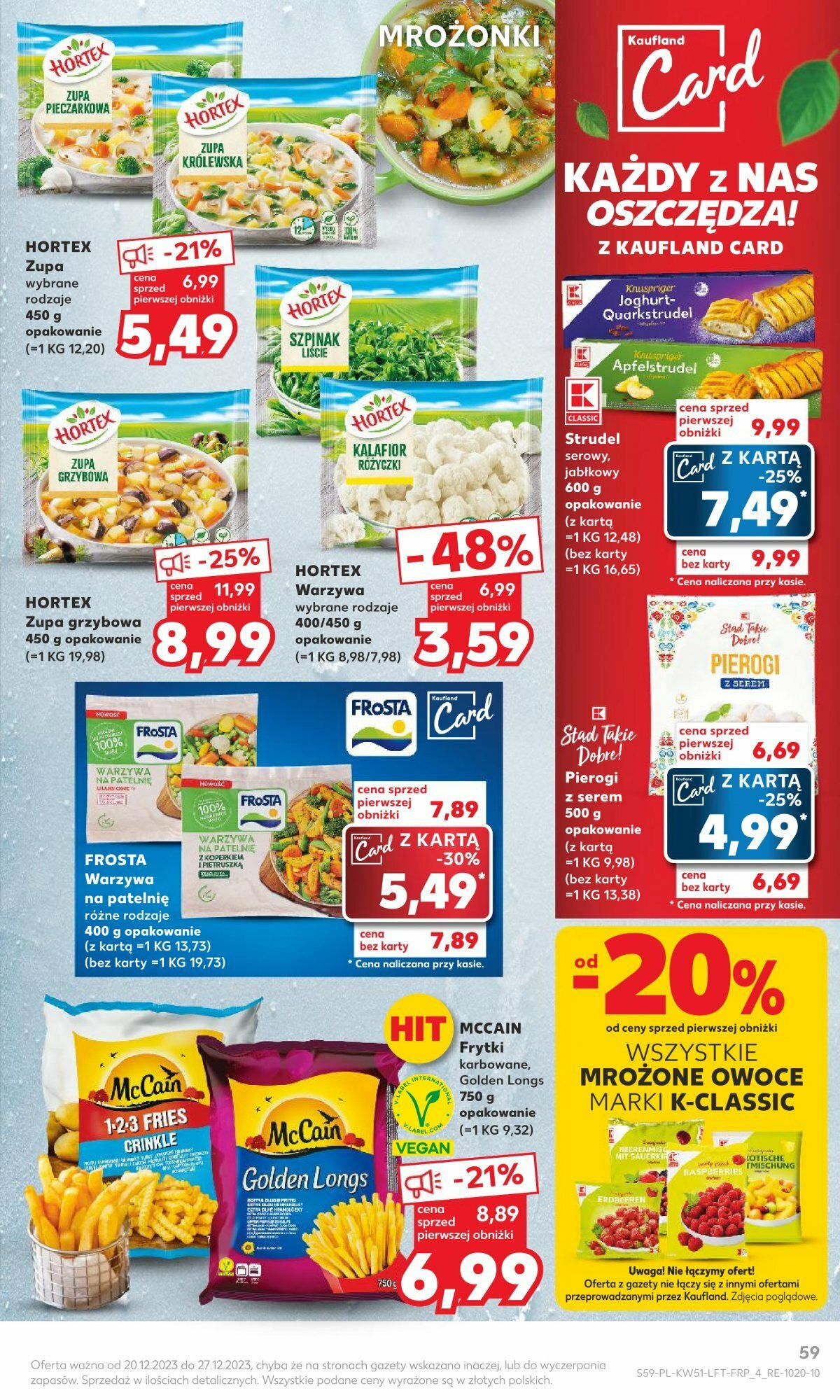 Kaufland gazetka ważna od 20.12.2023 do 23.12.2023 strona 57