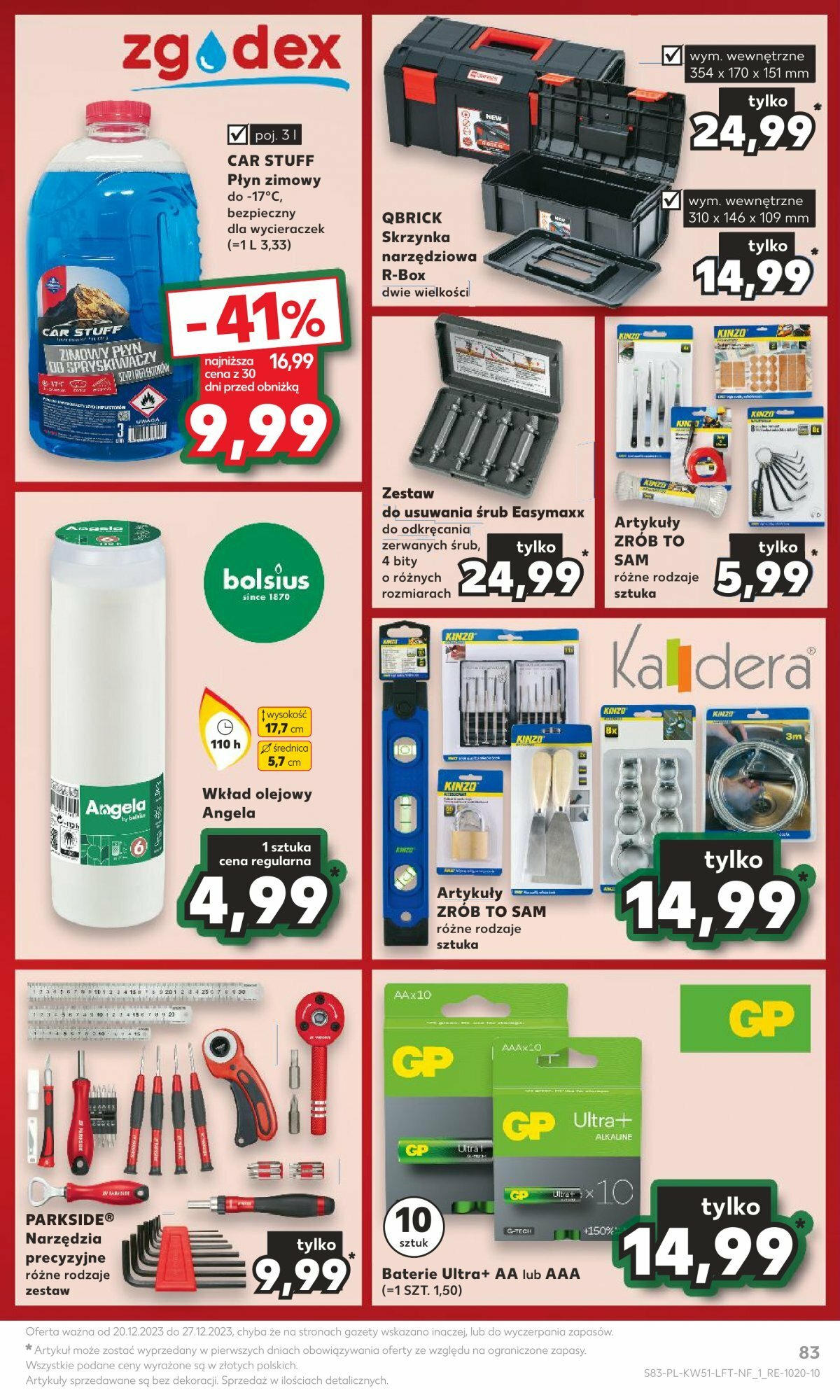 Kaufland gazetka ważna od 20.12.2023 do 23.12.2023 strona 81