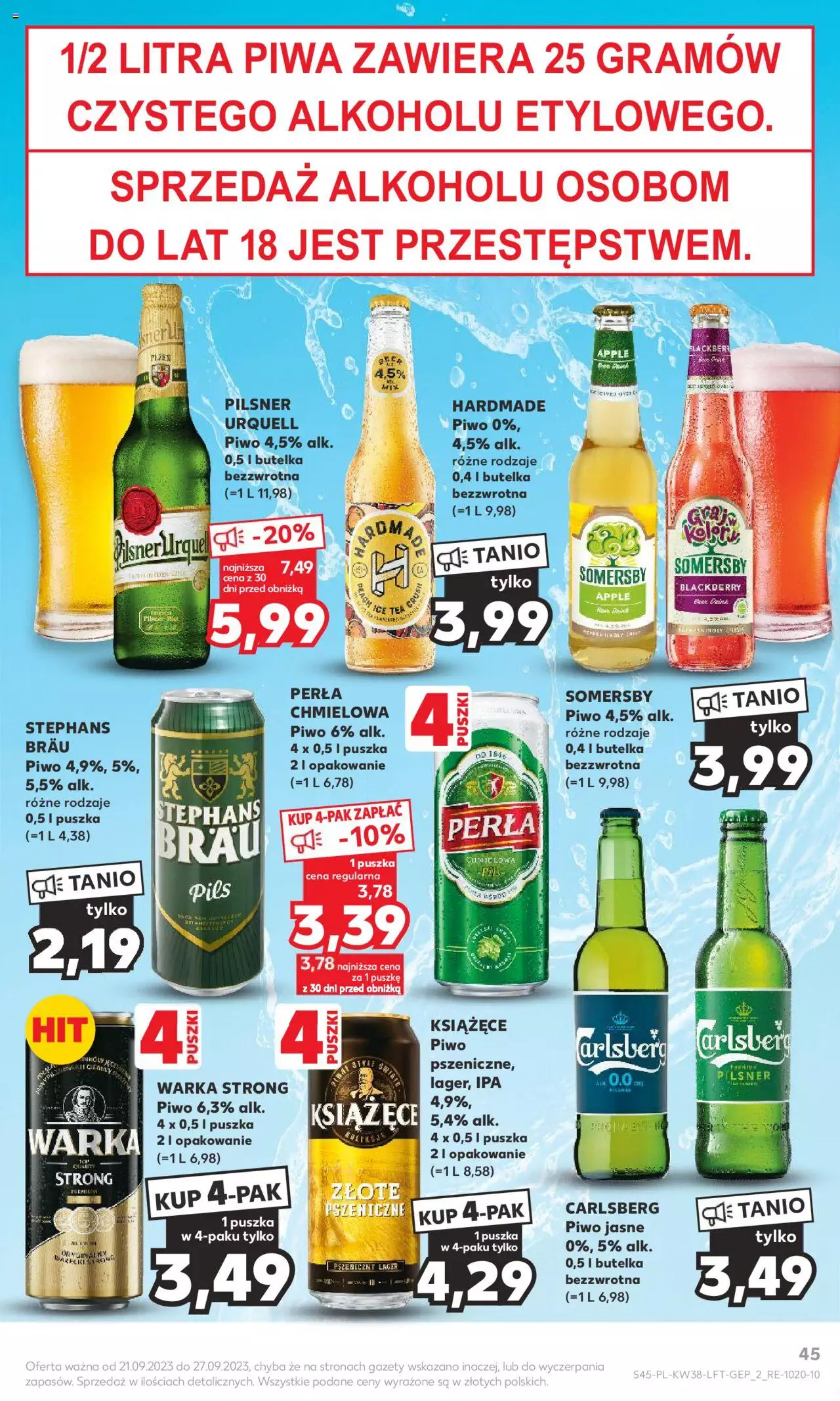 KAUFLAND gazetka ważna od 21.09.2023 do 27.09.2023 strona 44