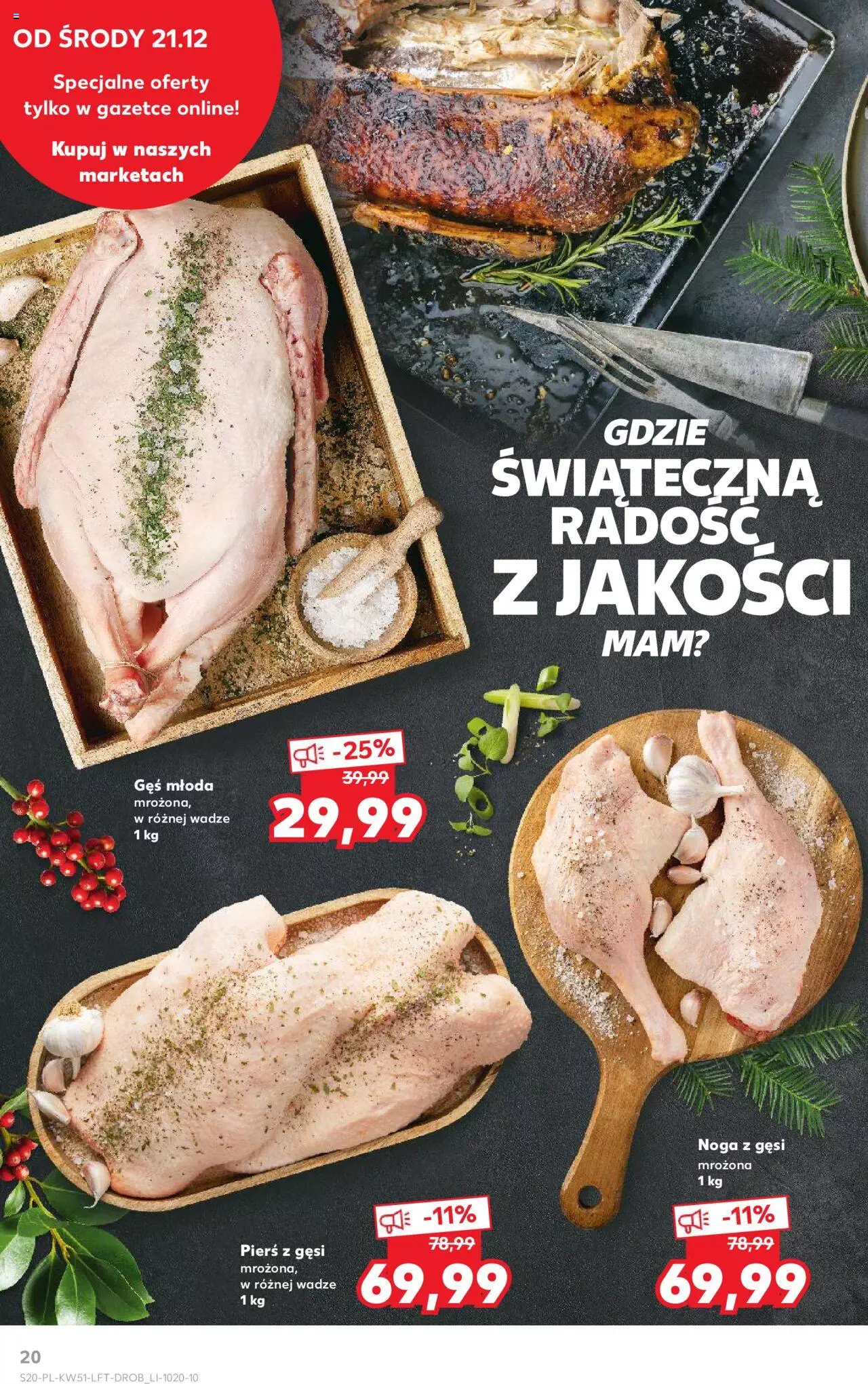 KAUFLAND gazetka ważna od 21.12.2022 do 24.12.2022 strona 20