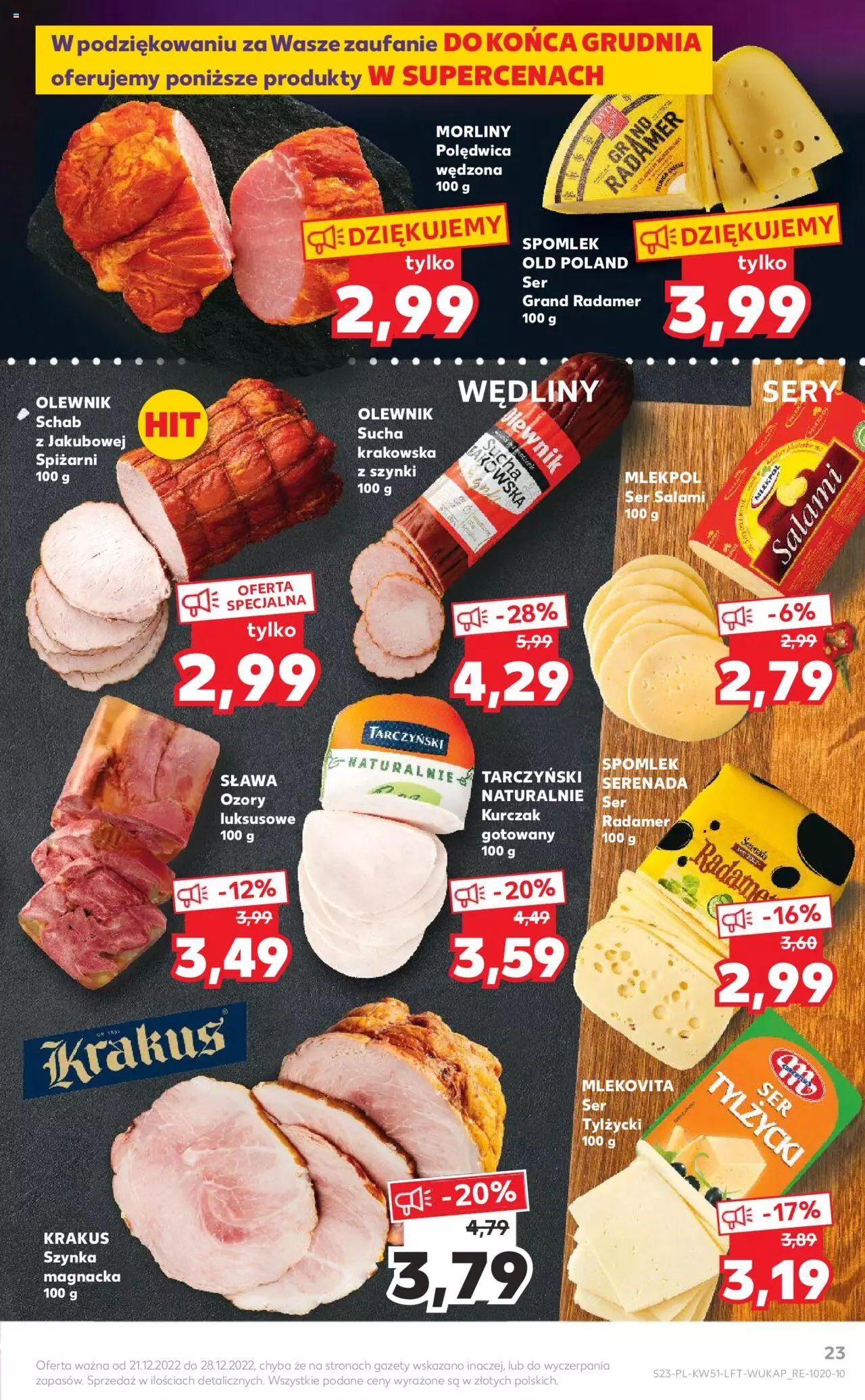 KAUFLAND gazetka ważna od 21.12.2022 do 24.12.2022 strona 23