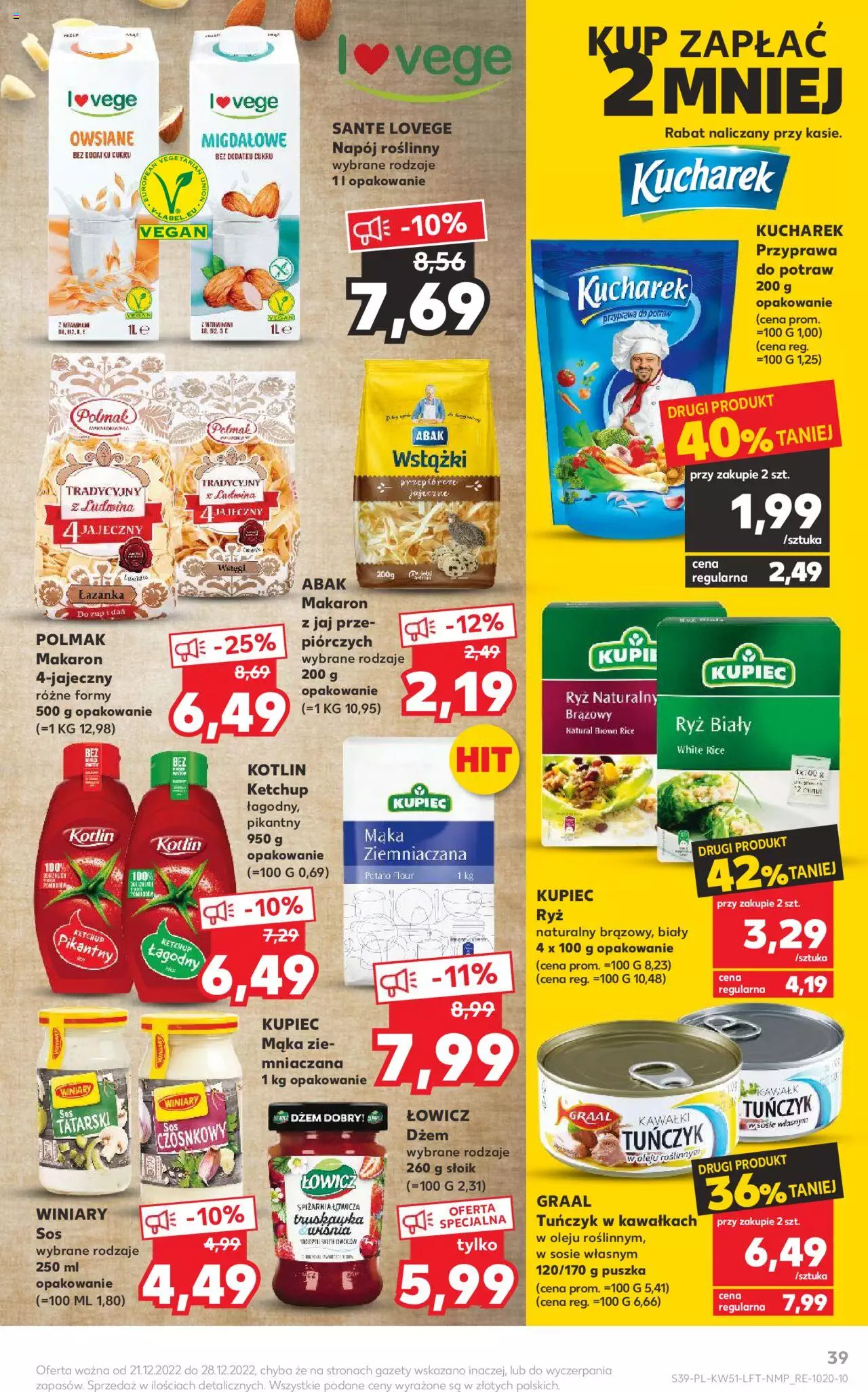 KAUFLAND gazetka ważna od 21.12.2022 do 24.12.2022 strona 39