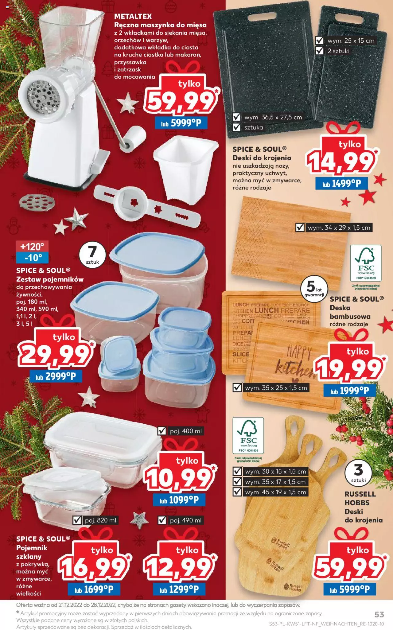 KAUFLAND gazetka ważna od 21.12.2022 do 24.12.2022 strona 53