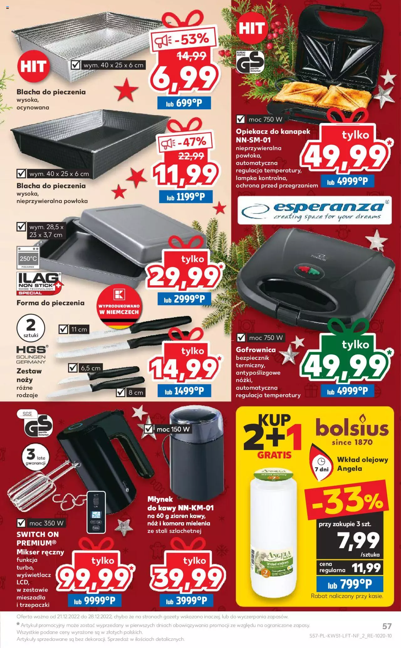 KAUFLAND gazetka ważna od 21.12.2022 do 24.12.2022 strona 57