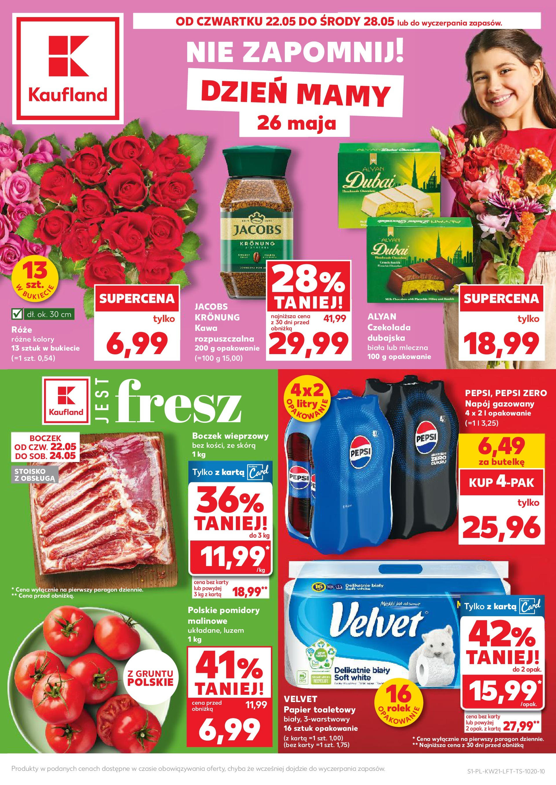 KAUFLAND gazetka ważna  od  22.05.2025 do 28.05.2025 strona 1