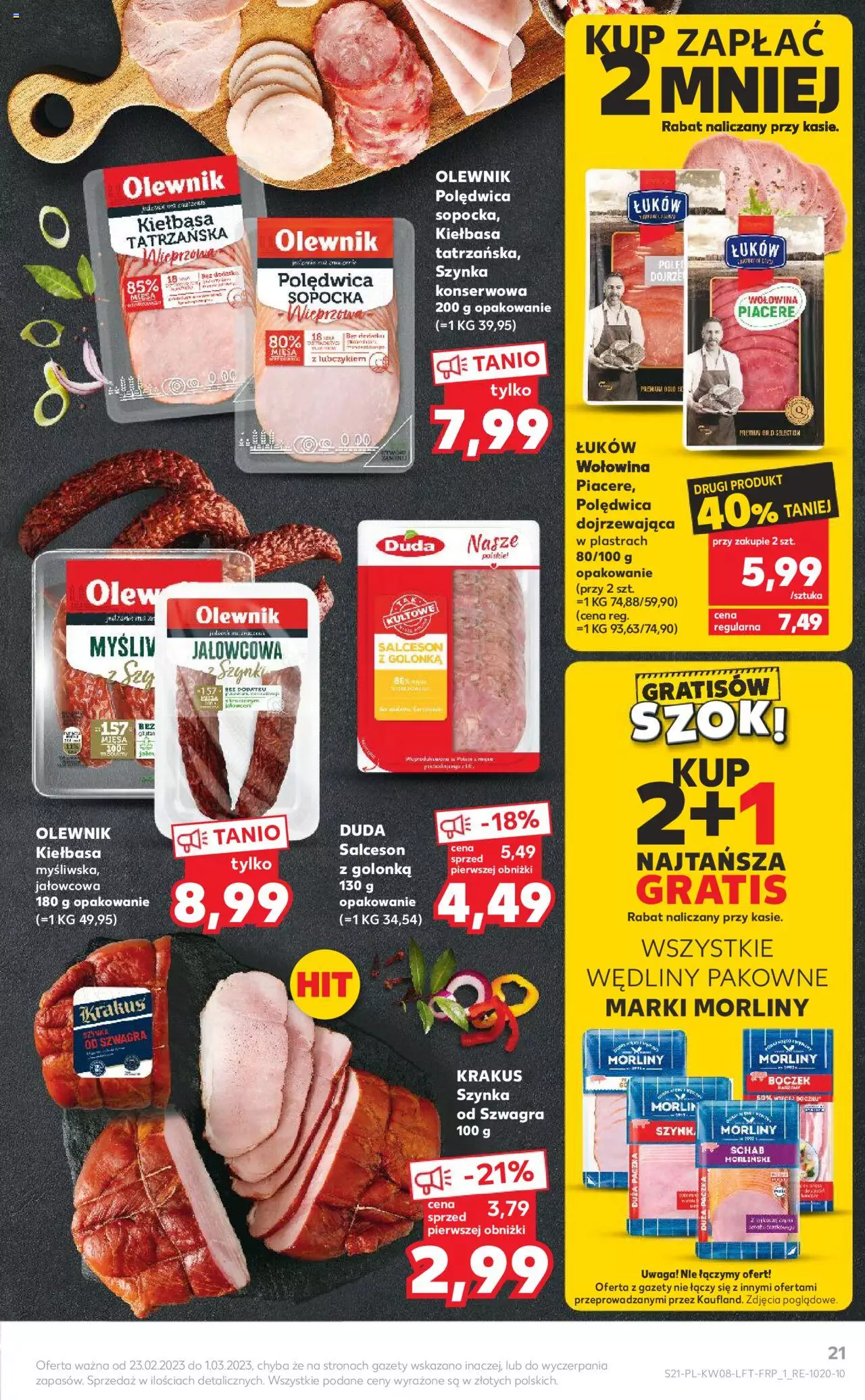 KAUFLAND gazetka ważna od 23.02.2023 do 01.03.2023 strona 21