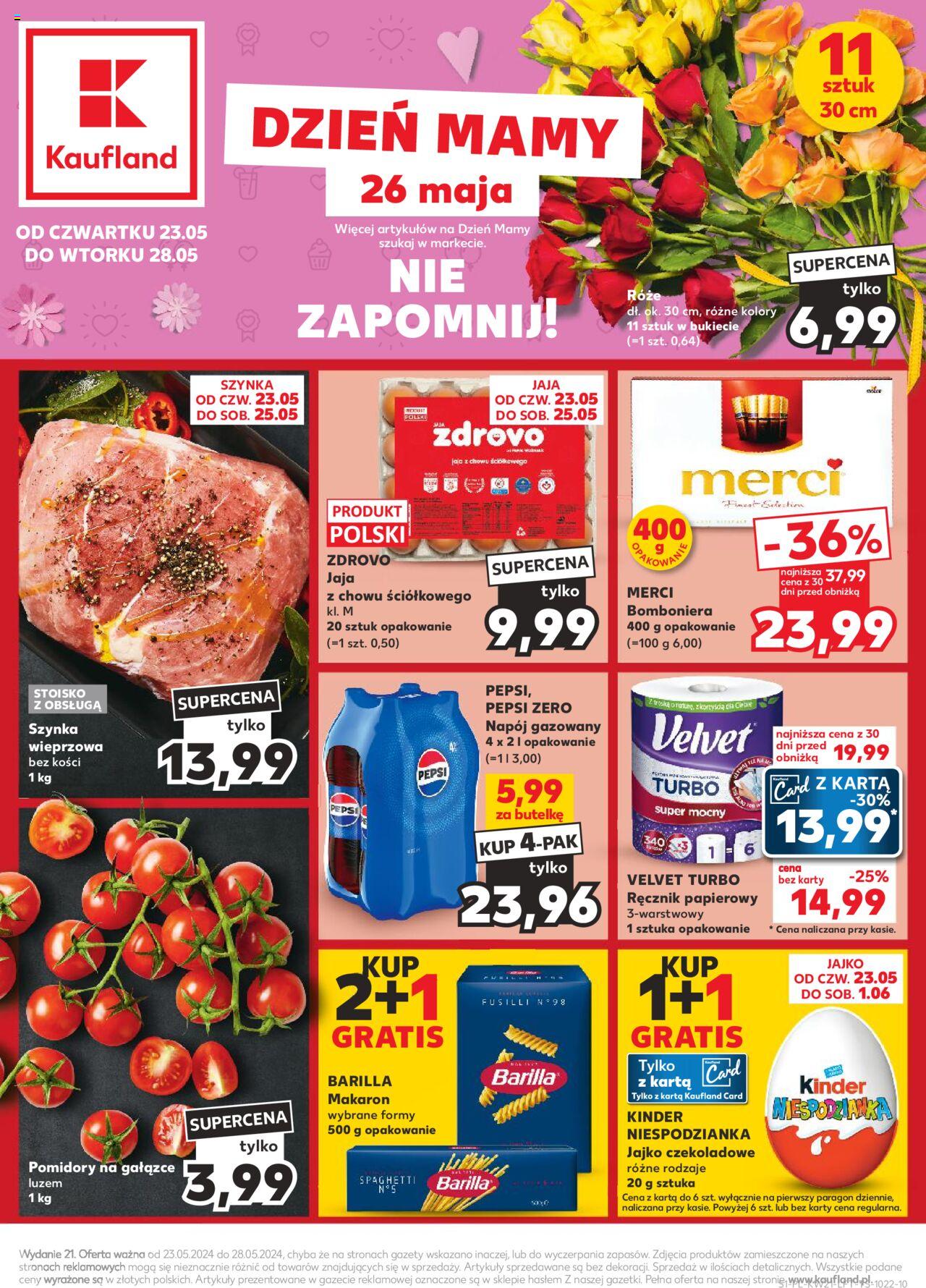 KAUFLAND gazetka ważna od 23.05.2024 do 28.05.2024 strona 1