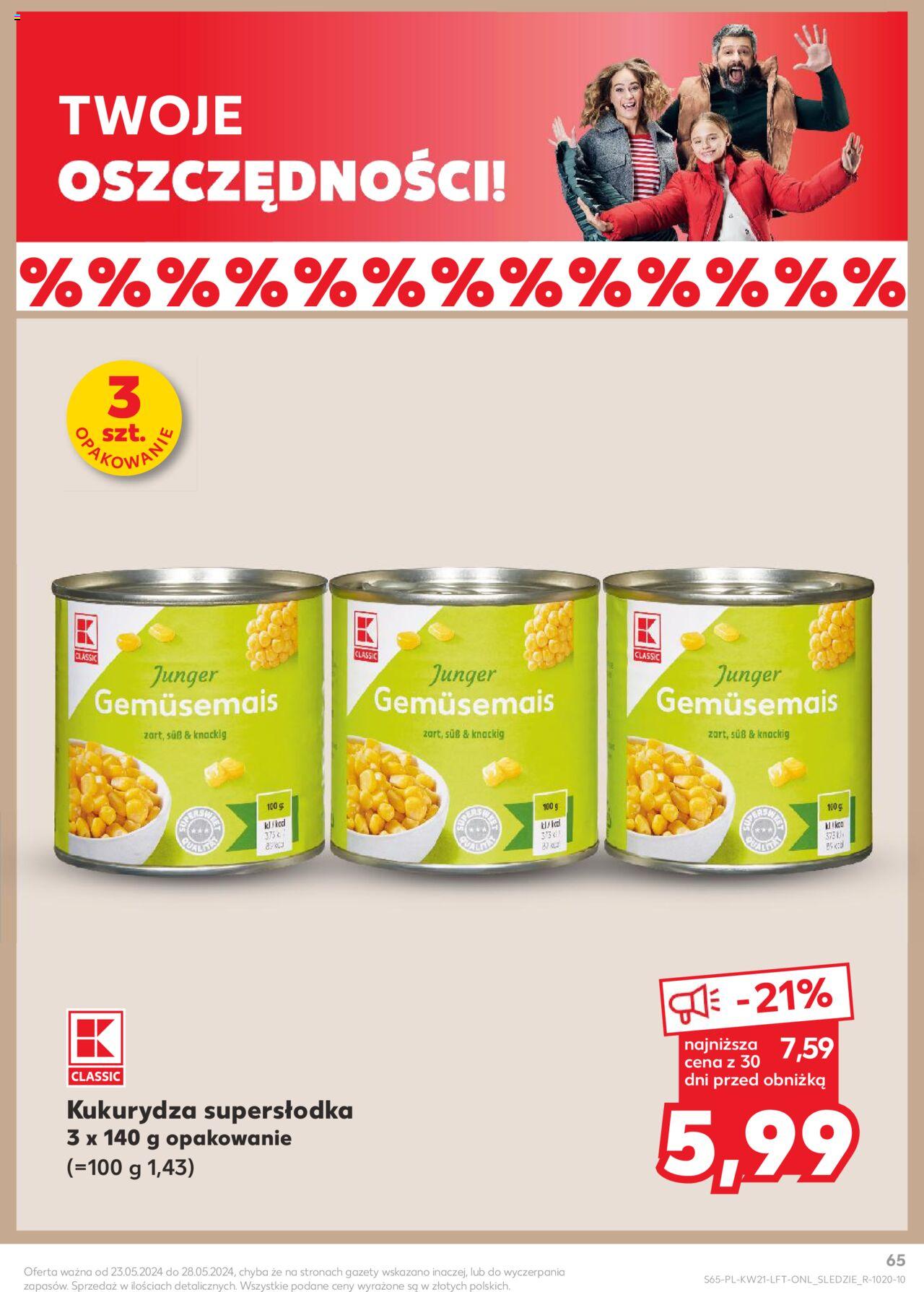 KAUFLAND gazetka ważna od 23.05.2024 do 28.05.2024 strona 65