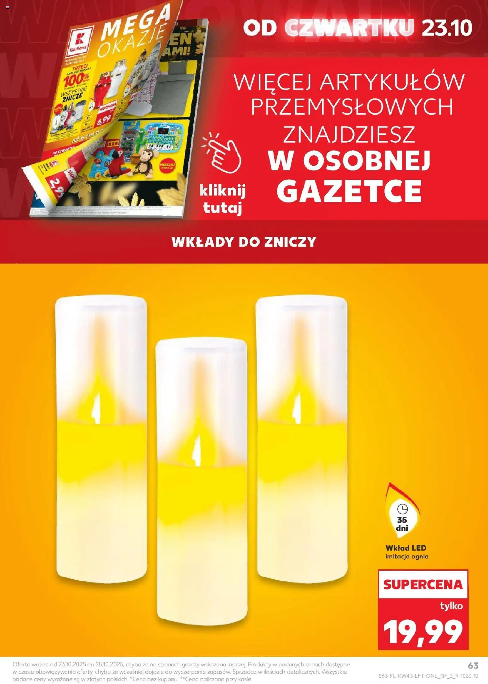 Kaufland gazetka ważna od 23.10.2025 do 28.10.2025 strona 63