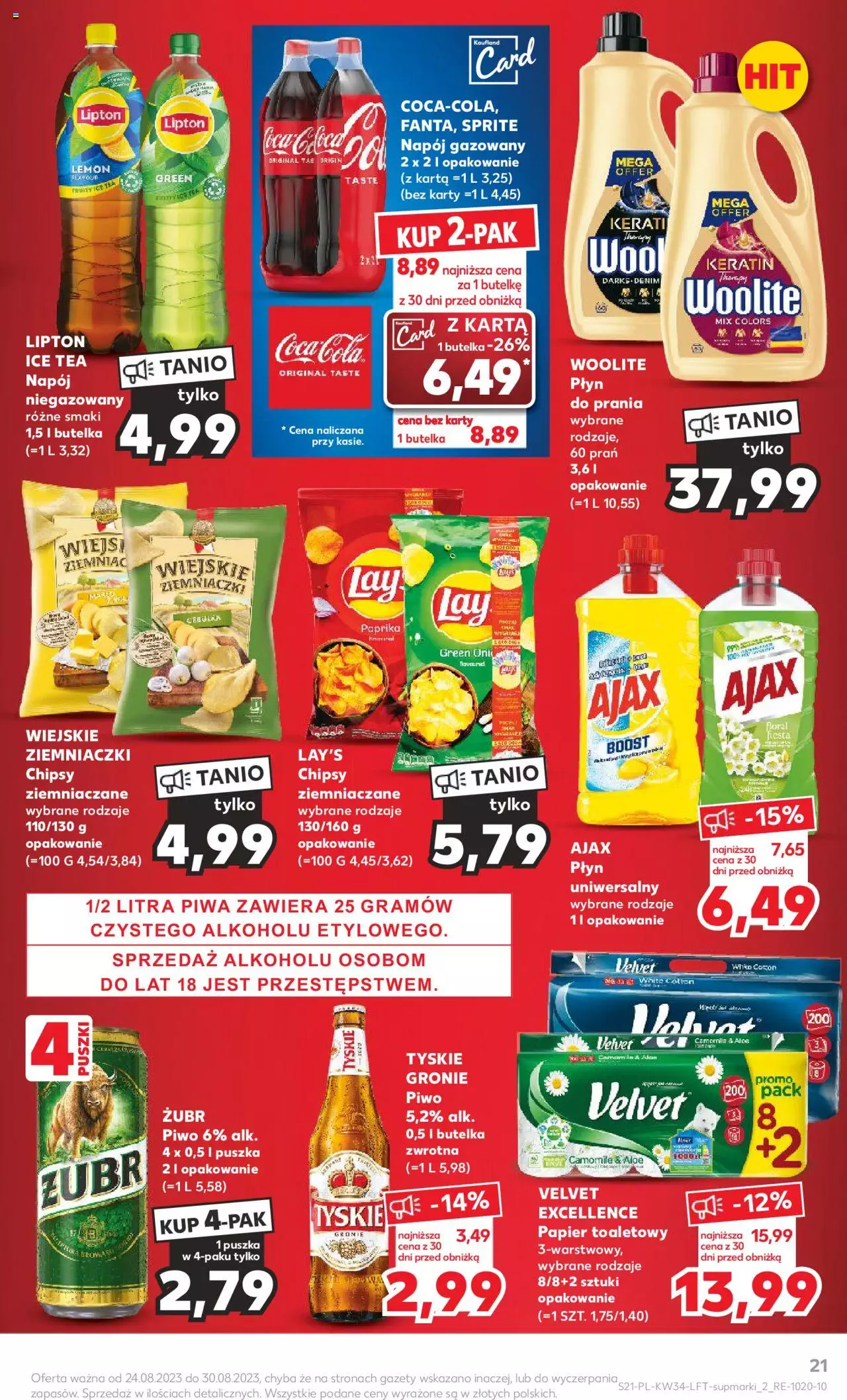 KAUFLAND gazetka ważna od 24.08.2023 do 30.08.2023 strona 21