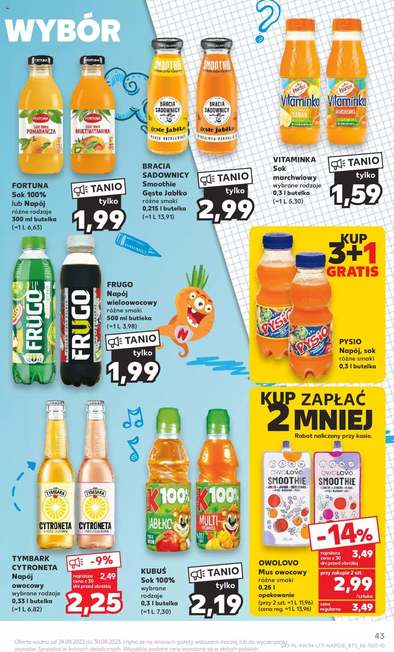 KAUFLAND gazetka ważna od 24.08.2023 do 30.08.2023 strona 43