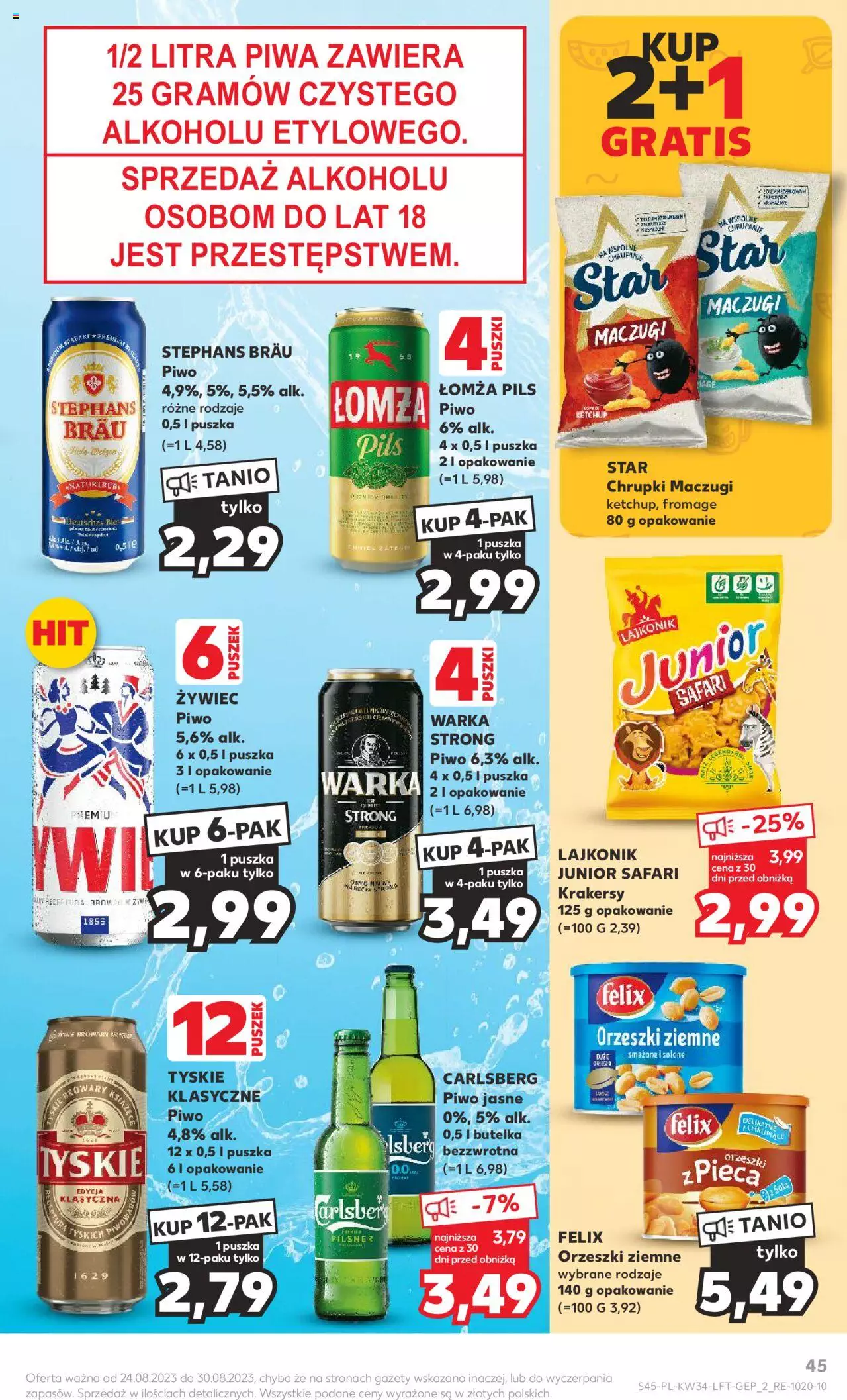 KAUFLAND gazetka ważna od 24.08.2023 do 30.08.2023 strona 45