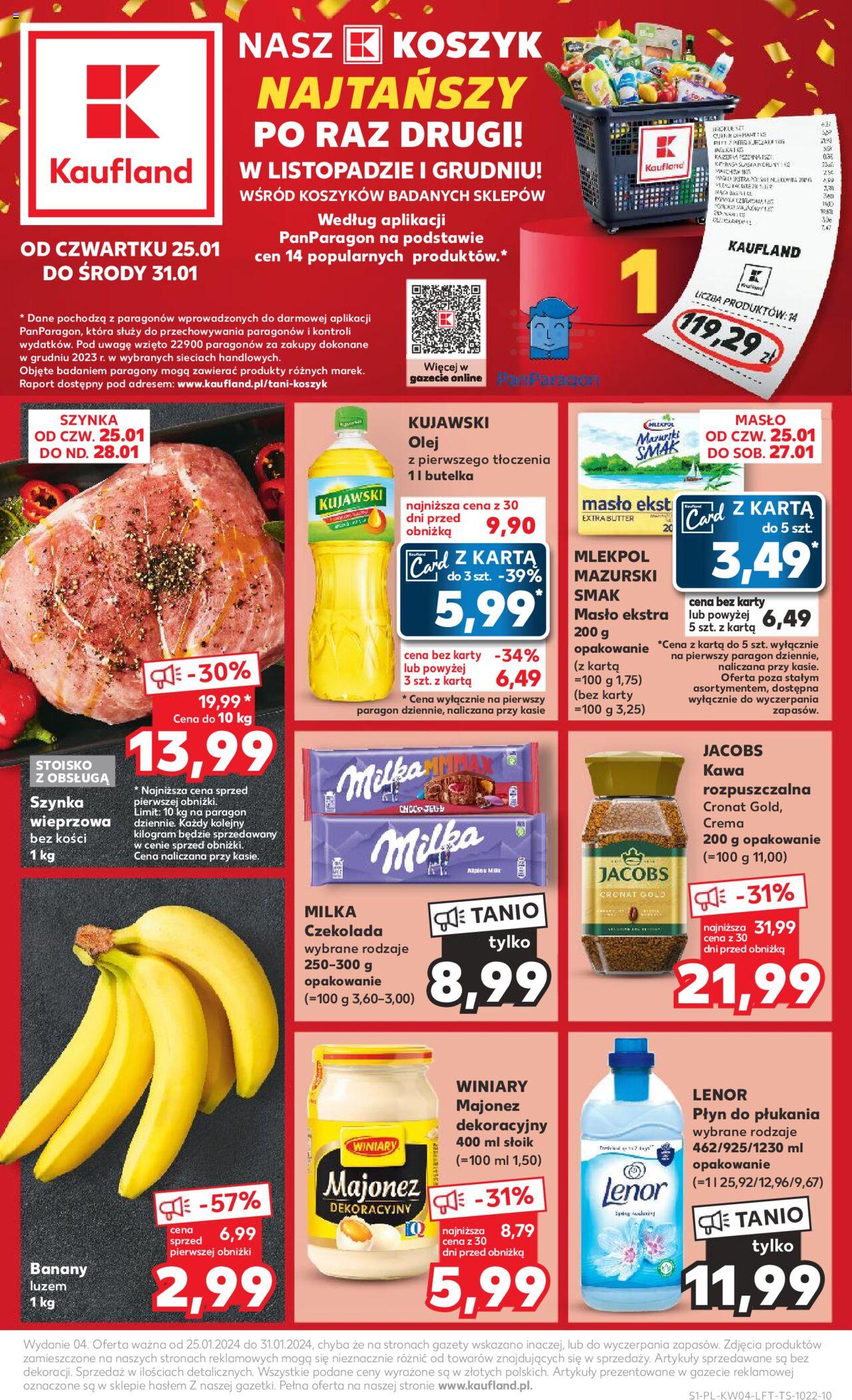 KAUFLAND gazetka ważna od 25.01.2024 do 31.01.2024 strona 1