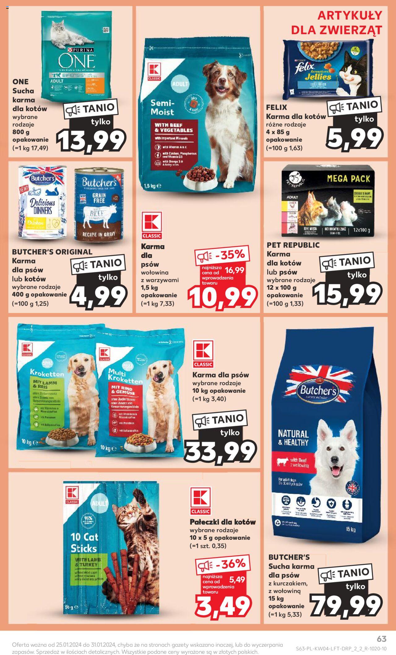 KAUFLAND gazetka ważna od 25.01.2024 do 31.01.2024 strona 63