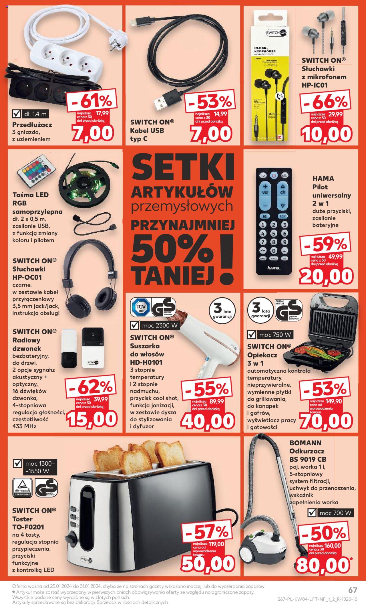 KAUFLAND gazetka ważna od 25.01.2024 do 31.01.2024 strona 67