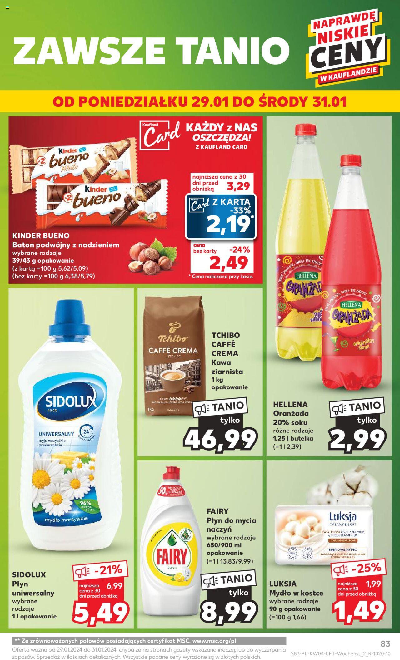 KAUFLAND gazetka ważna od 25.01.2024 do 31.01.2024 strona 83