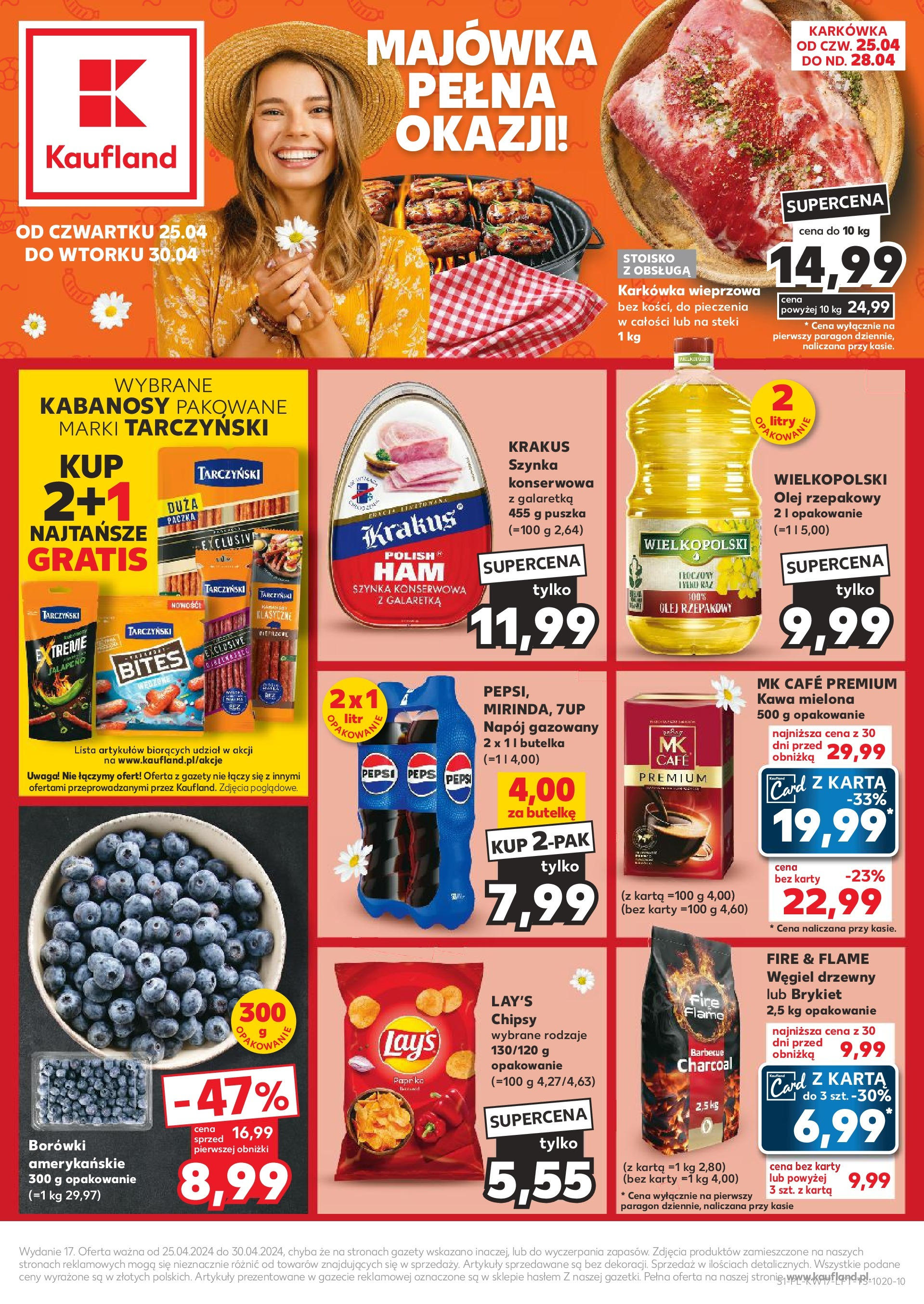 KAUFLAND gazetka ważna od 25.04.2024 do 30.04.2024 strona 1