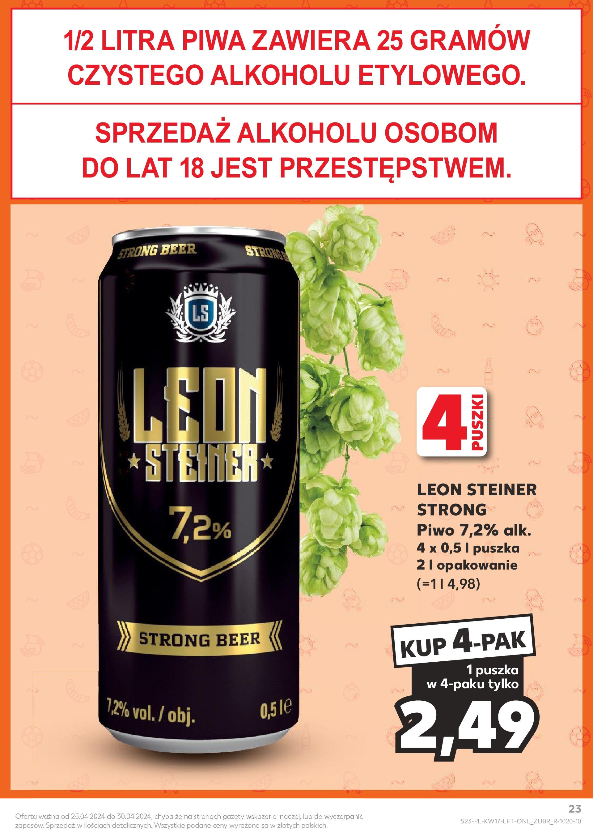 KAUFLAND gazetka ważna od 25.04.2024 do 30.04.2024 strona 22