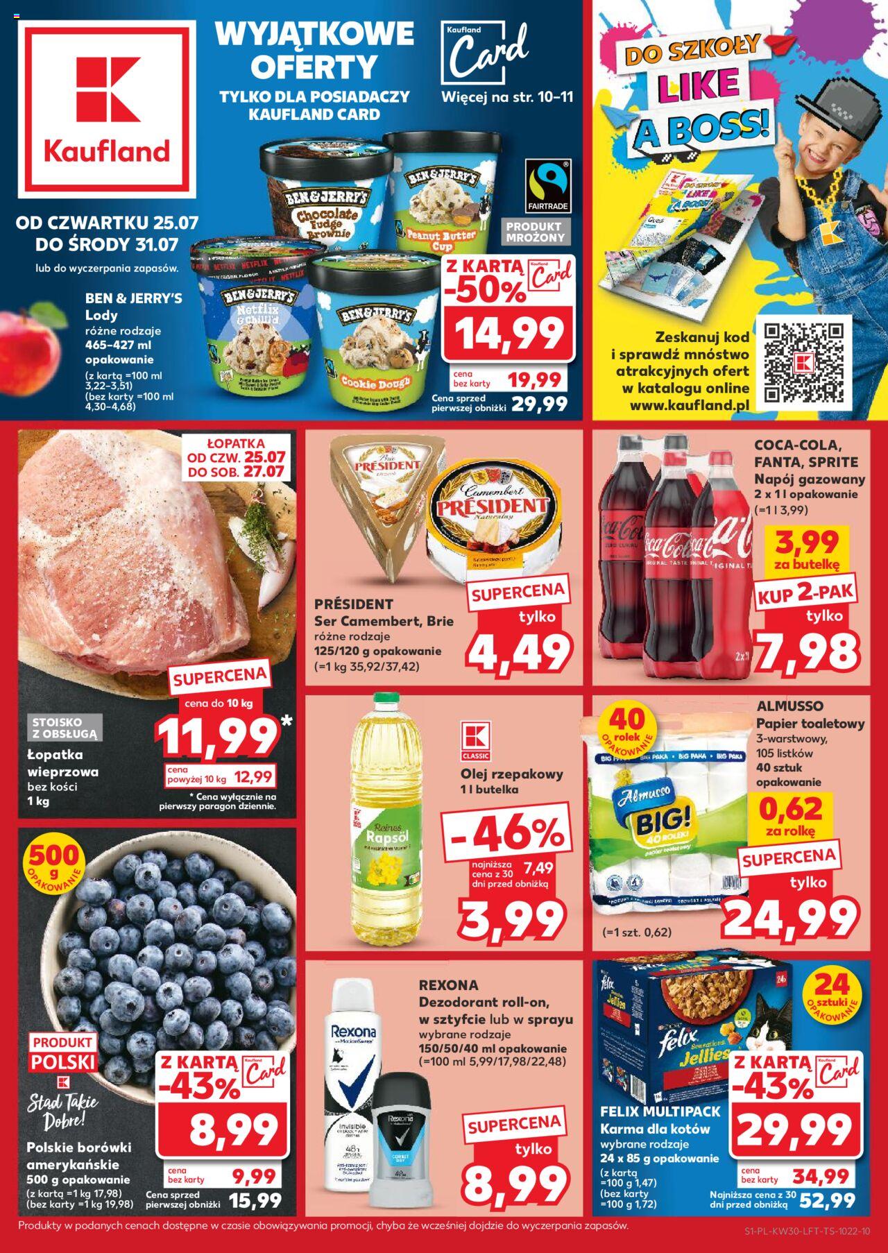 KAUFLAND gazetka ważna od 25.07.2024 do 31.07.2024 strona 1