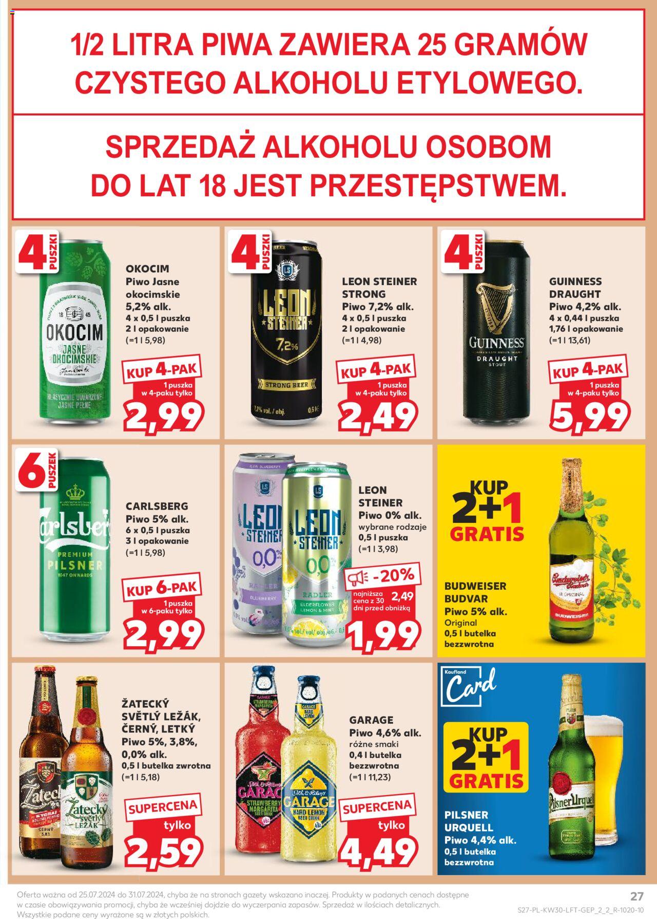 KAUFLAND gazetka ważna od 25.07.2024 do 31.07.2024 strona 27