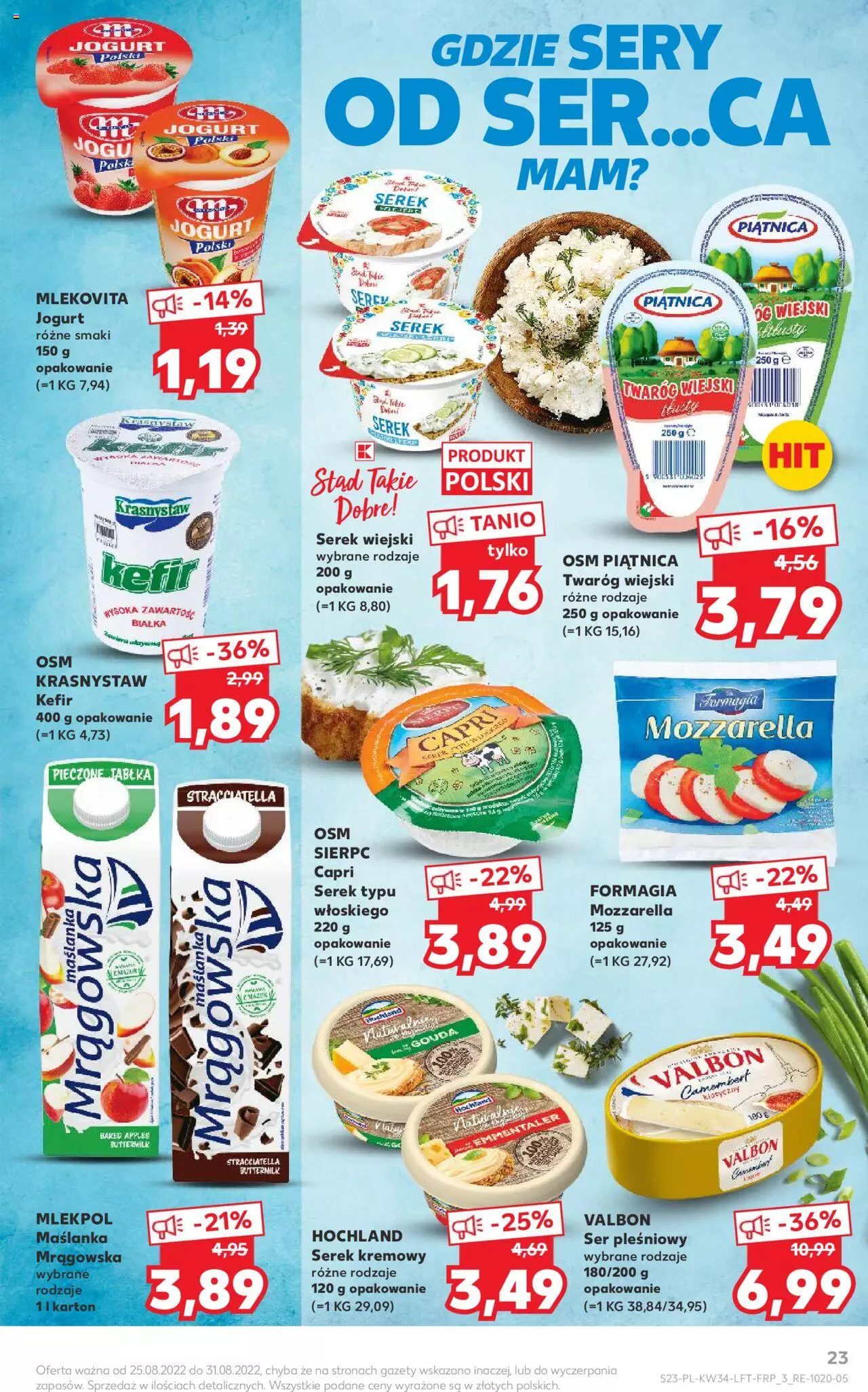 Kaufland gazetka ważna od 25.08.2022 do 31.08.2022 strona 23