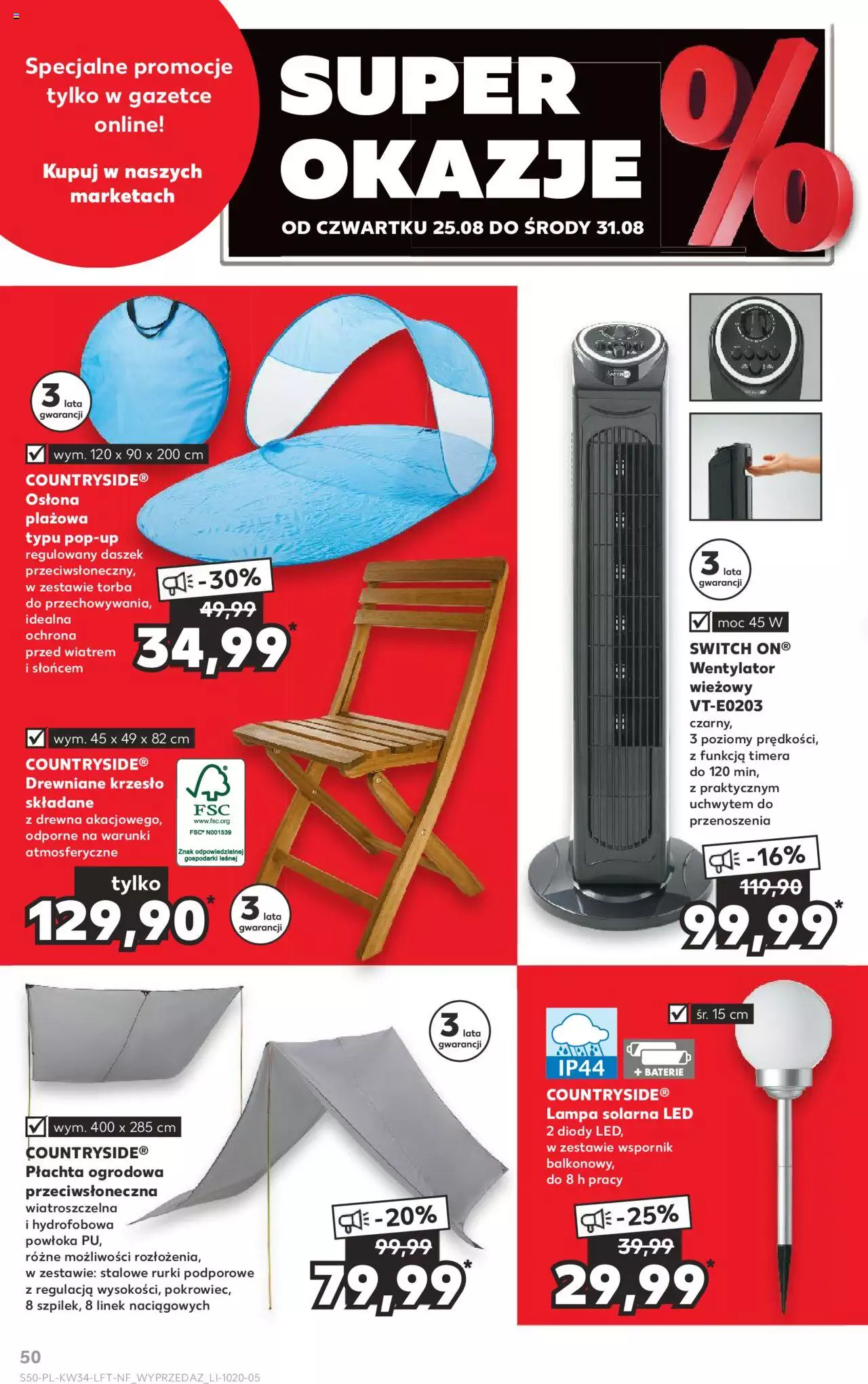 Kaufland gazetka ważna od 25.08.2022 do 31.08.2022 strona 50