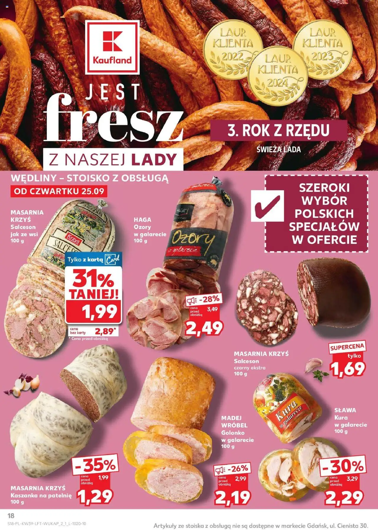 KAUFLAND gazetka ważna od 25.09.2025 do 01.10.2025 strona 18