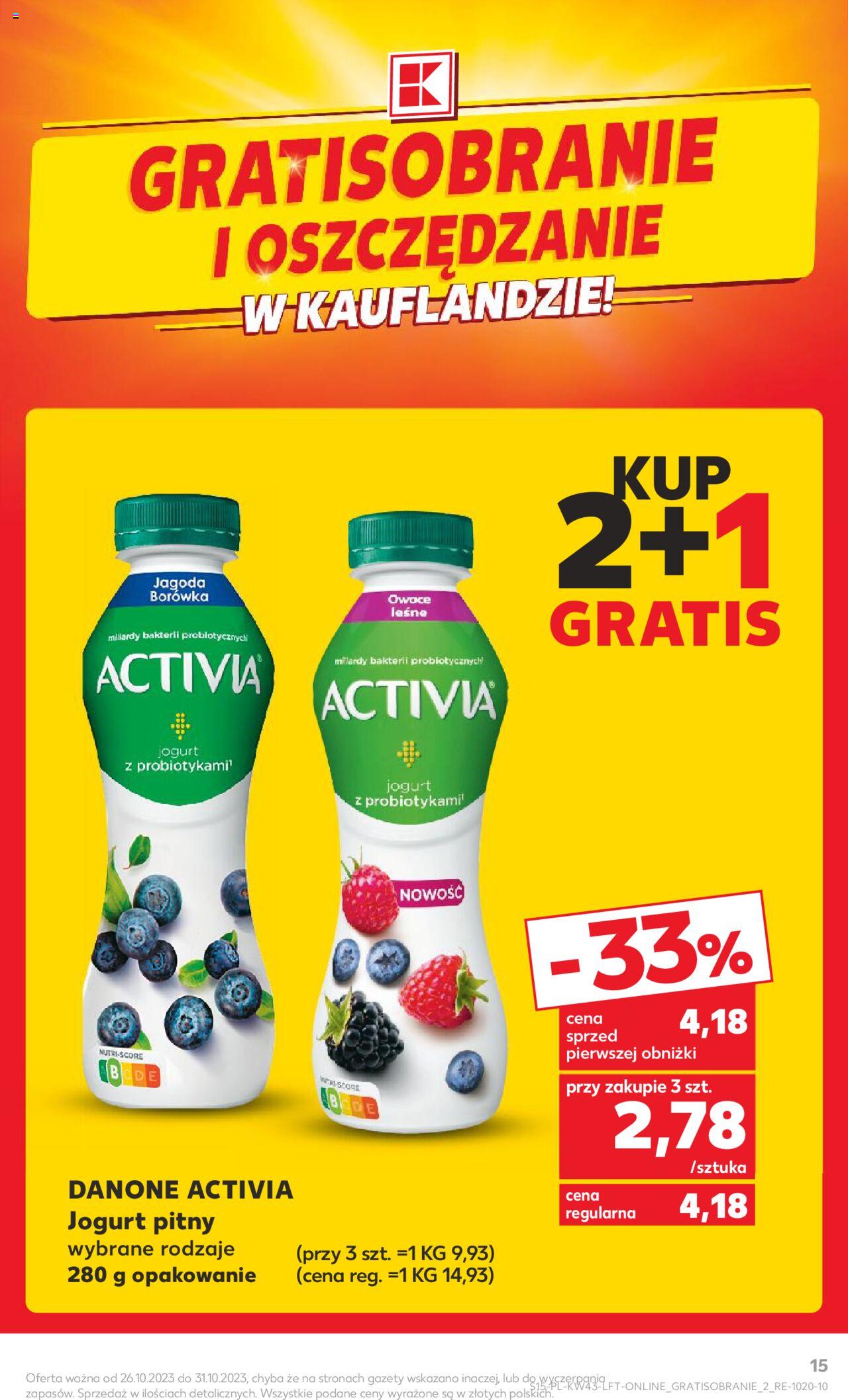 KAUFLAND gazetka ważna od 26.10.2023 do31.10.2023 strona 15