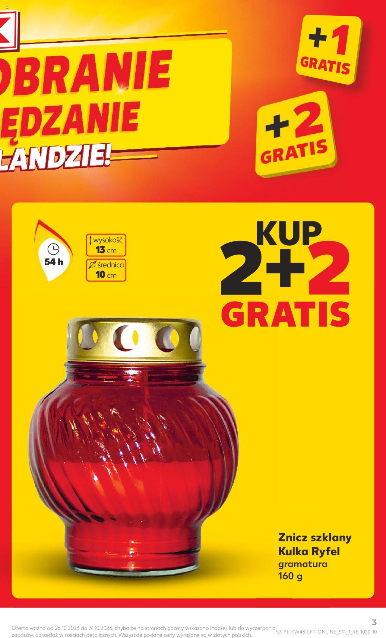 KAUFLAND gazetka ważna od 26.10.2023 do31.10.2023 strona 3