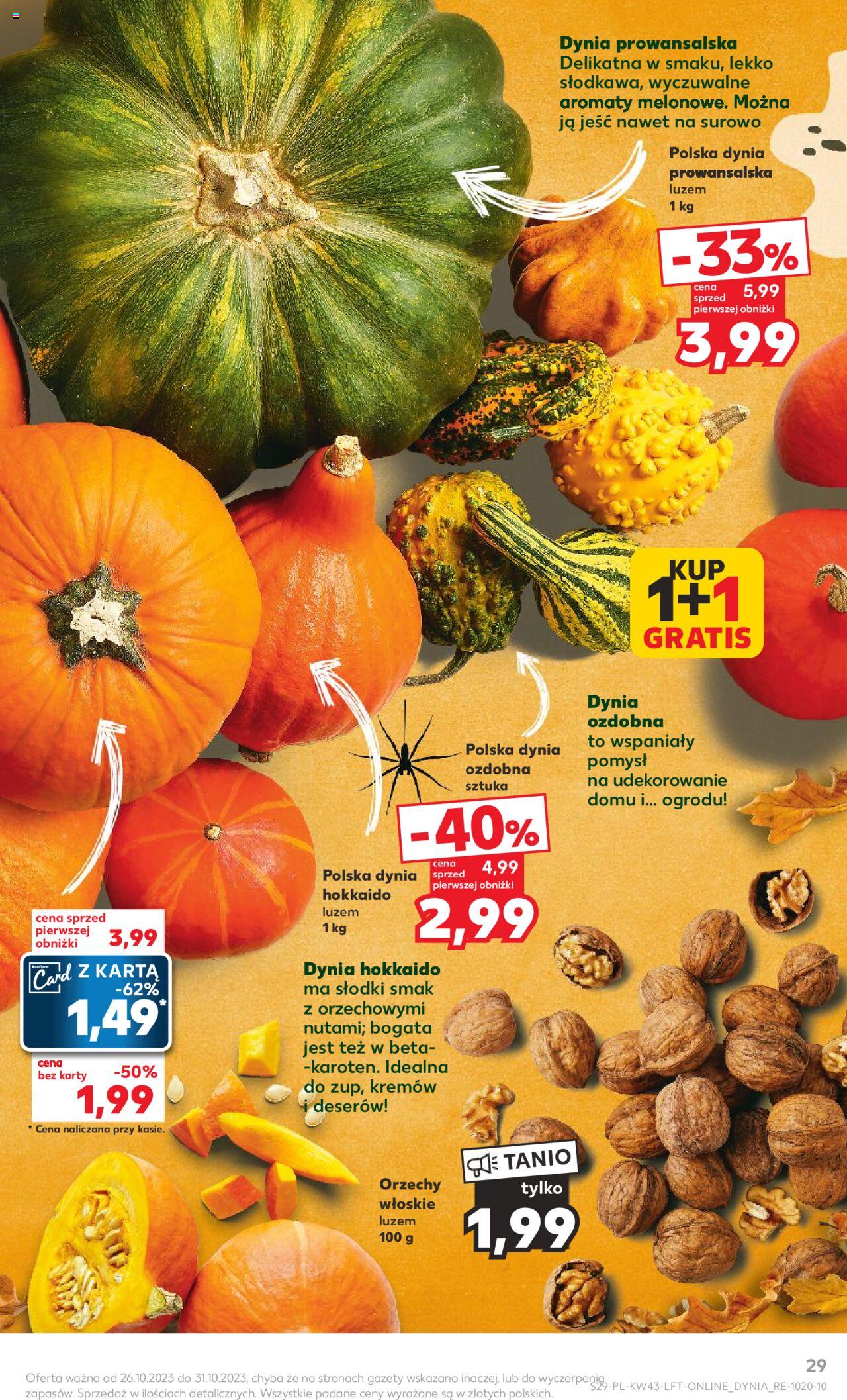 KAUFLAND gazetka ważna od 26.10.2023 do31.10.2023 strona 29