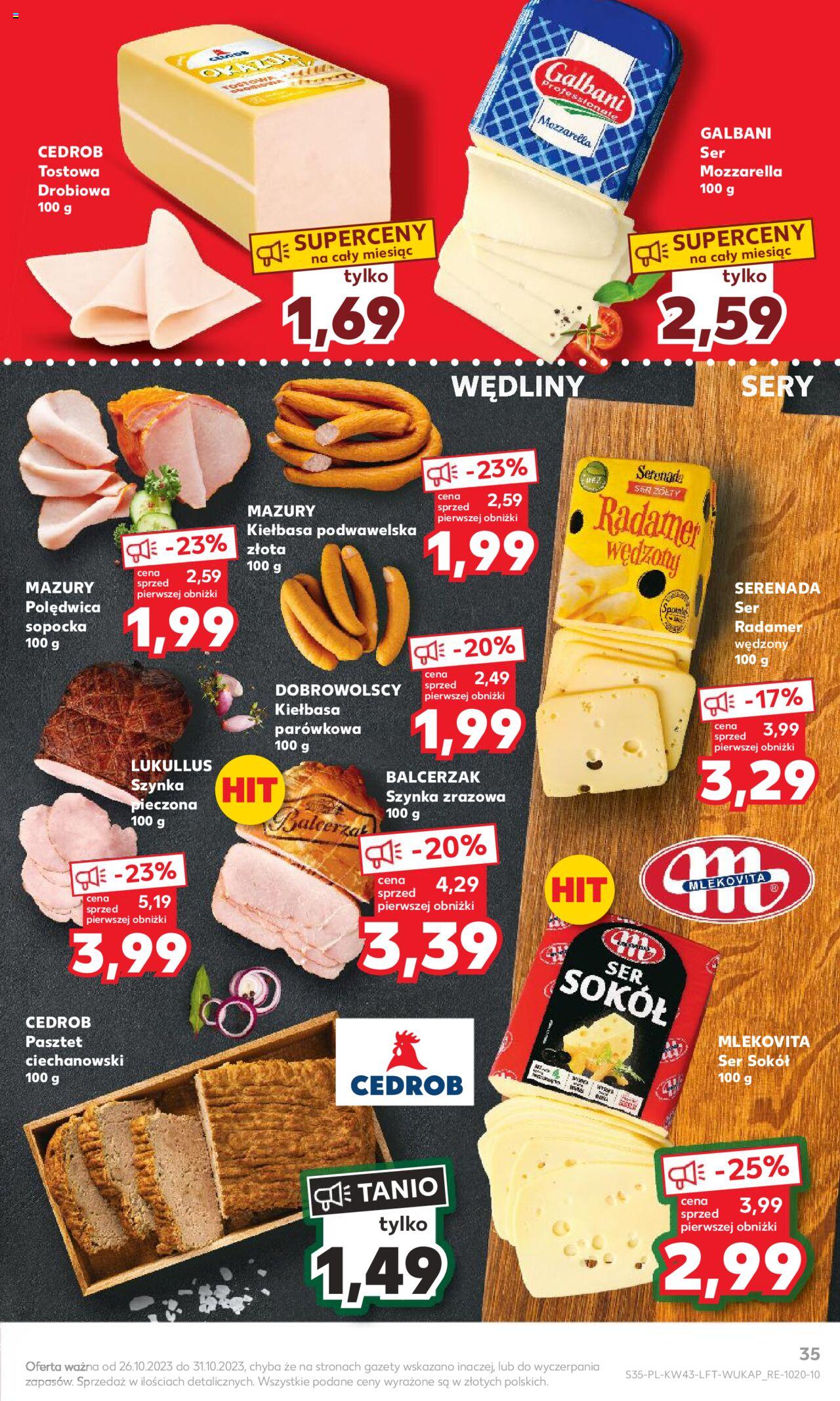 KAUFLAND gazetka ważna od 26.10.2023 do31.10.2023 strona 35