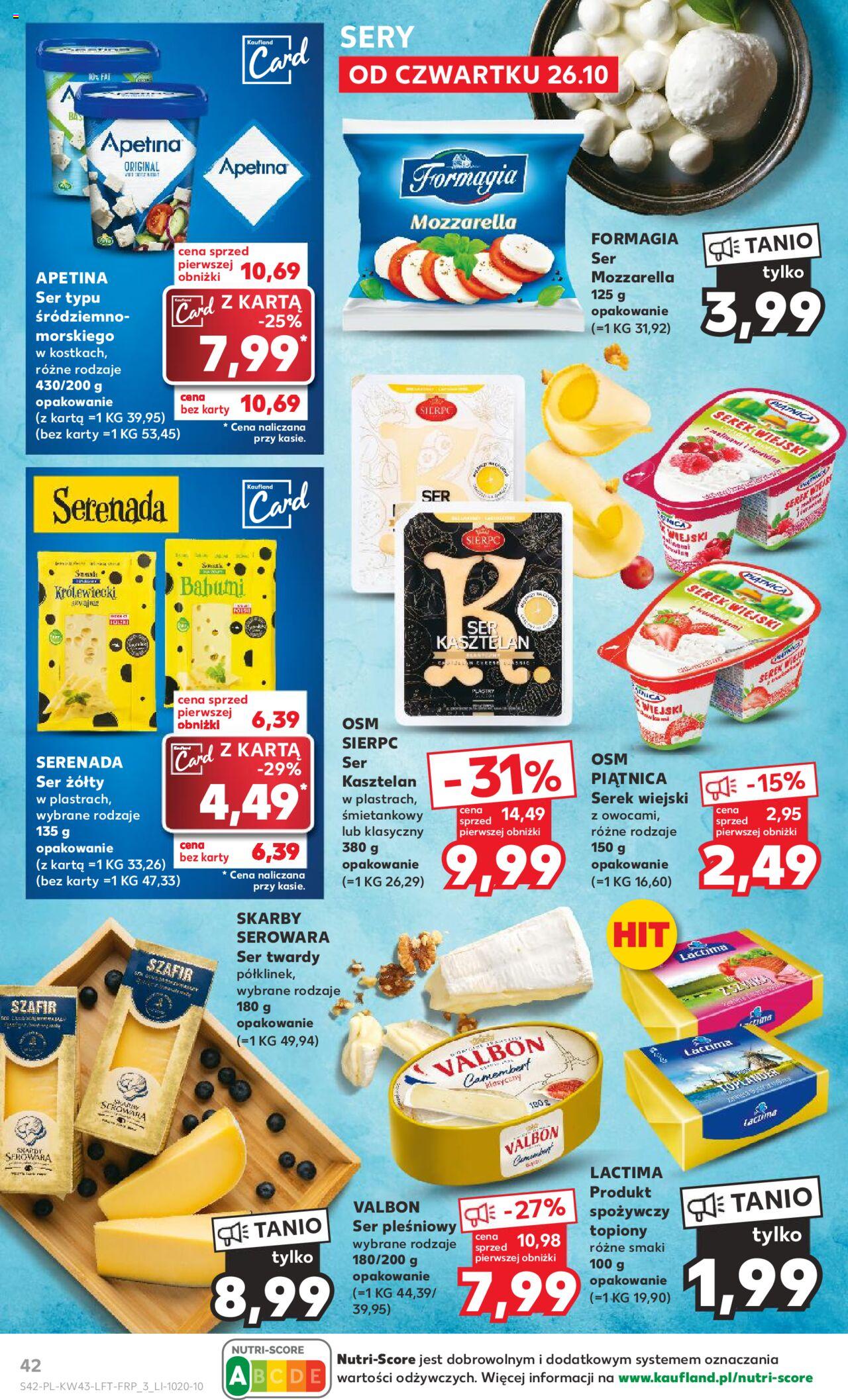 KAUFLAND gazetka ważna od 26.10.2023 do31.10.2023 strona 42
