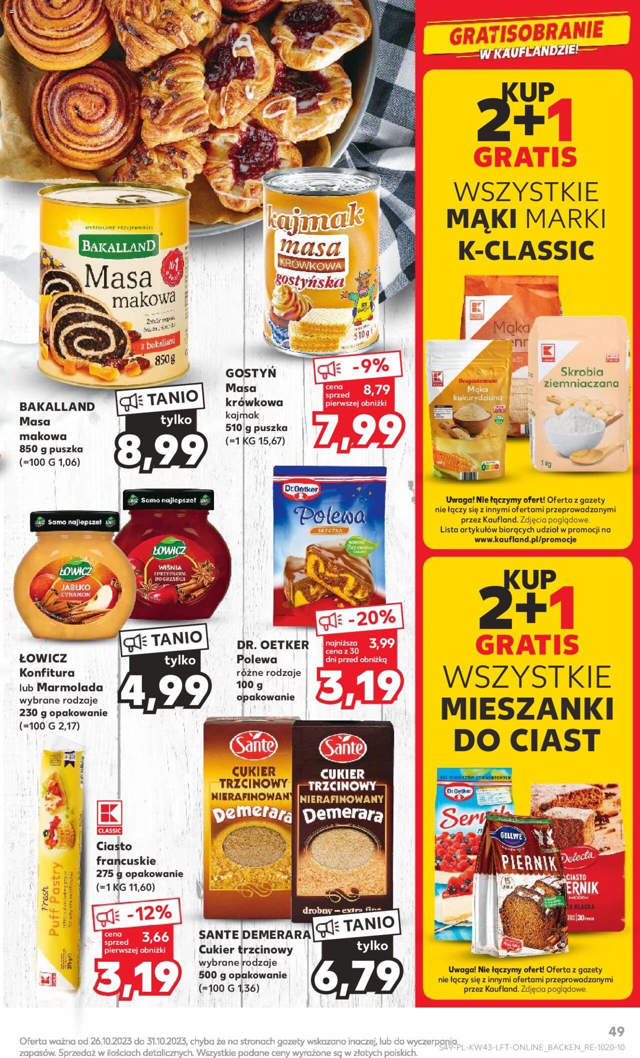 KAUFLAND gazetka ważna od 26.10.2023 do31.10.2023 strona 49