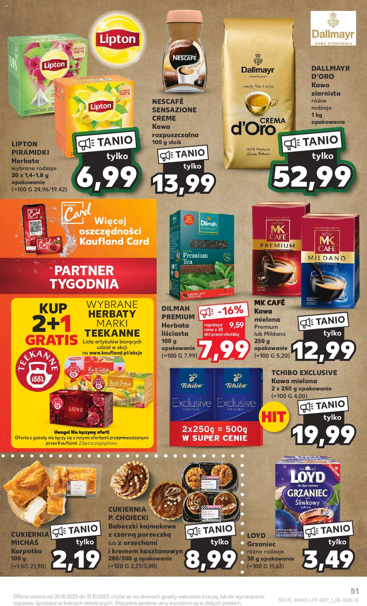 KAUFLAND gazetka ważna od 26.10.2023 do31.10.2023 strona 51