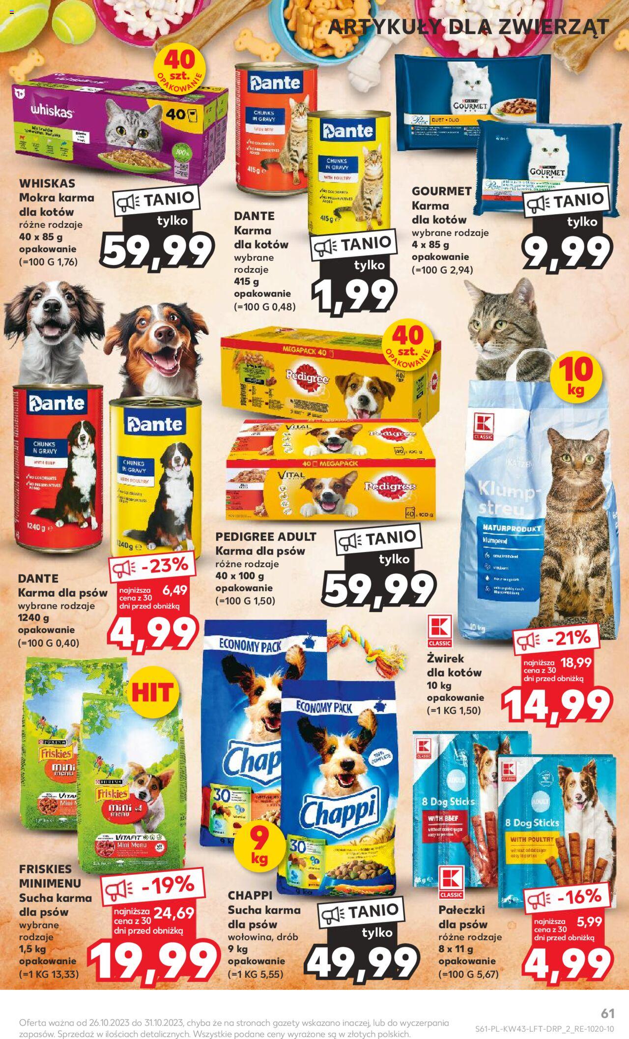 KAUFLAND gazetka ważna od 26.10.2023 do31.10.2023 strona 61