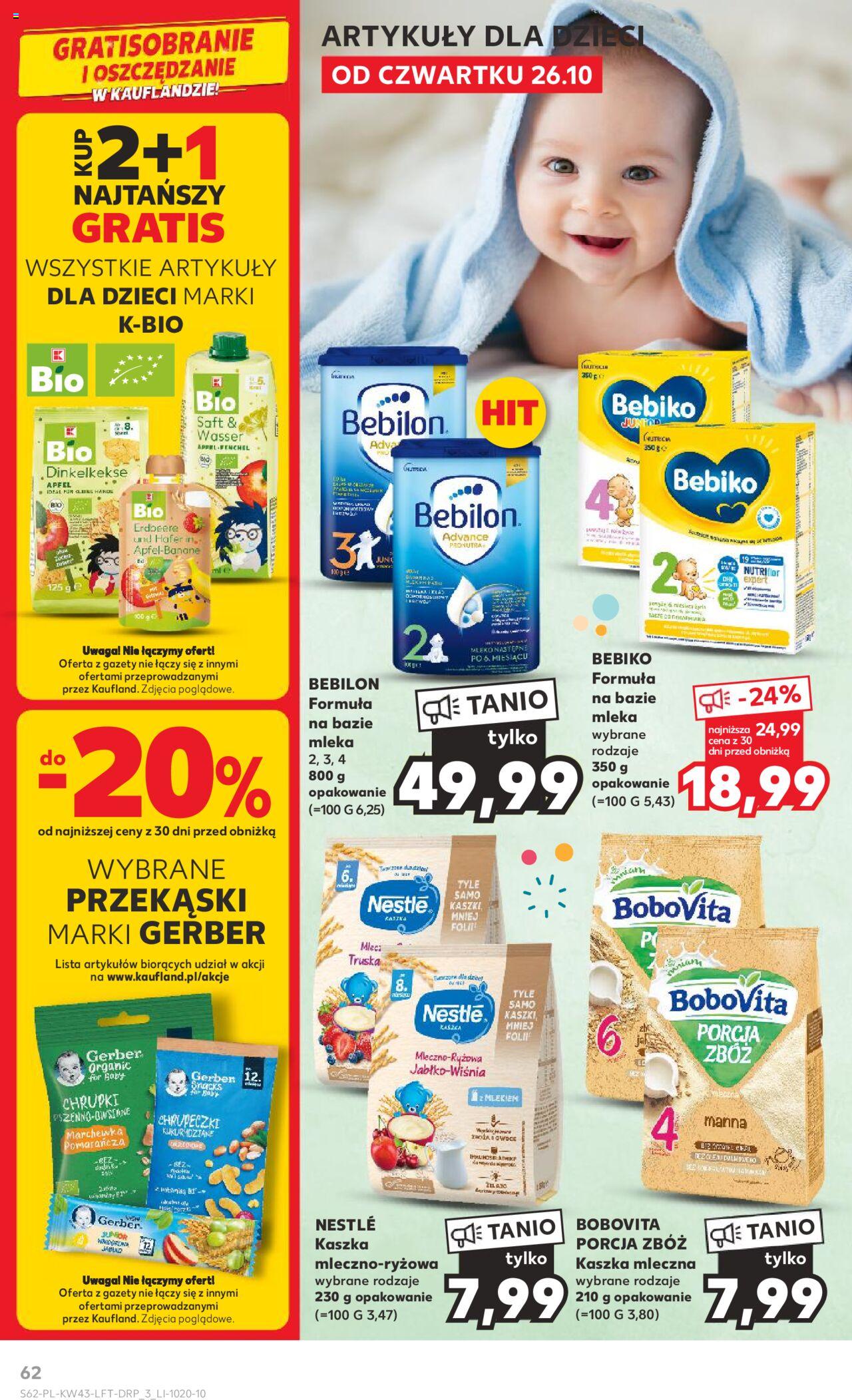 KAUFLAND gazetka ważna od 26.10.2023 do31.10.2023 strona 62