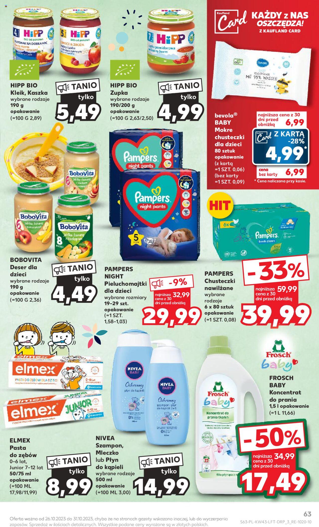 KAUFLAND gazetka ważna od 26.10.2023 do31.10.2023 strona 63