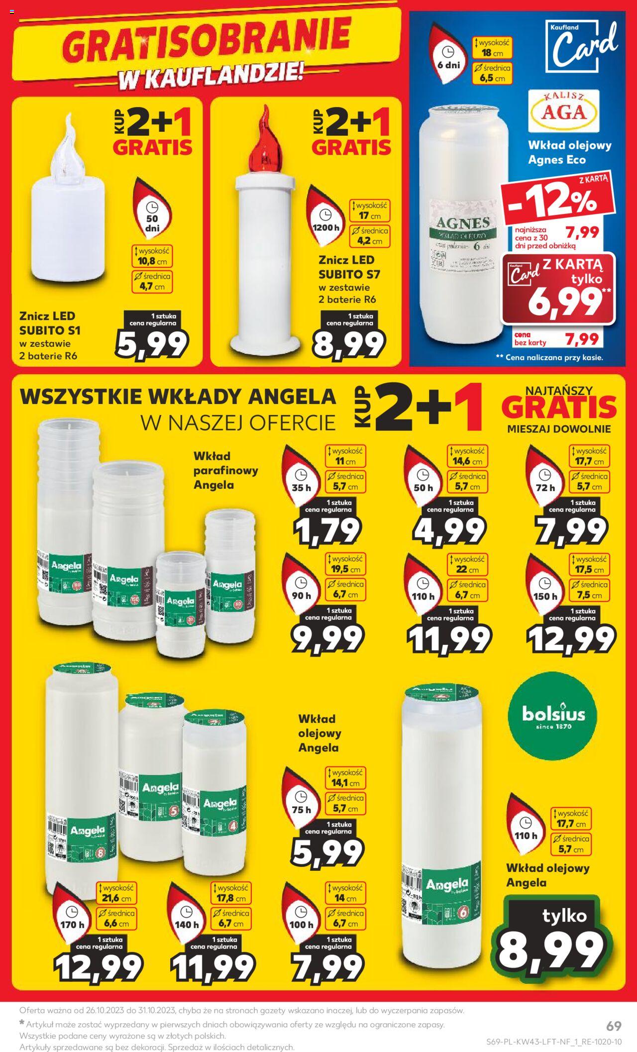 KAUFLAND gazetka ważna od 26.10.2023 do31.10.2023 strona 69