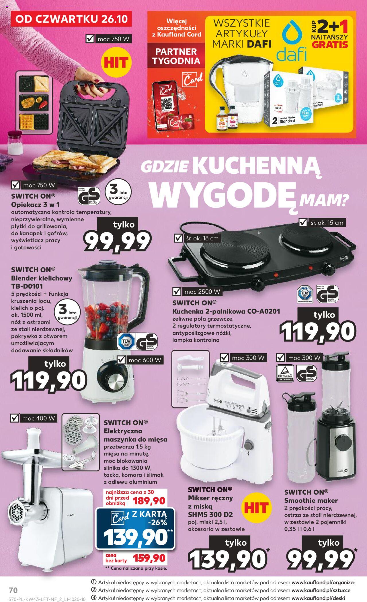 KAUFLAND gazetka ważna od 26.10.2023 do31.10.2023 strona 70