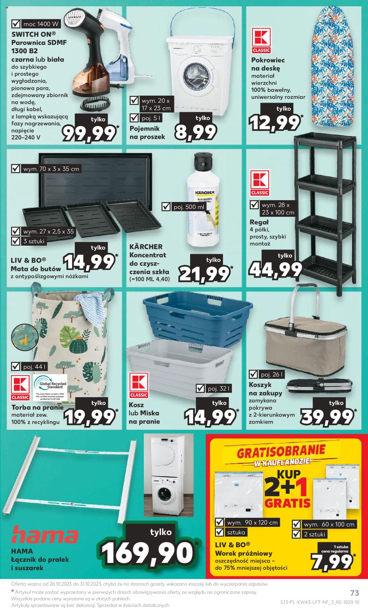 KAUFLAND gazetka ważna od 26.10.2023 do31.10.2023 strona 73