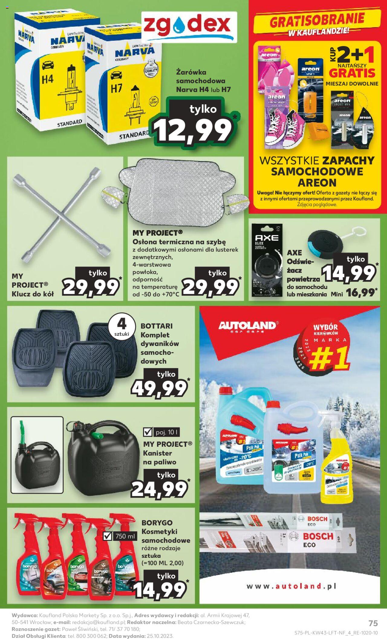 KAUFLAND gazetka ważna od 26.10.2023 do31.10.2023 strona 75
