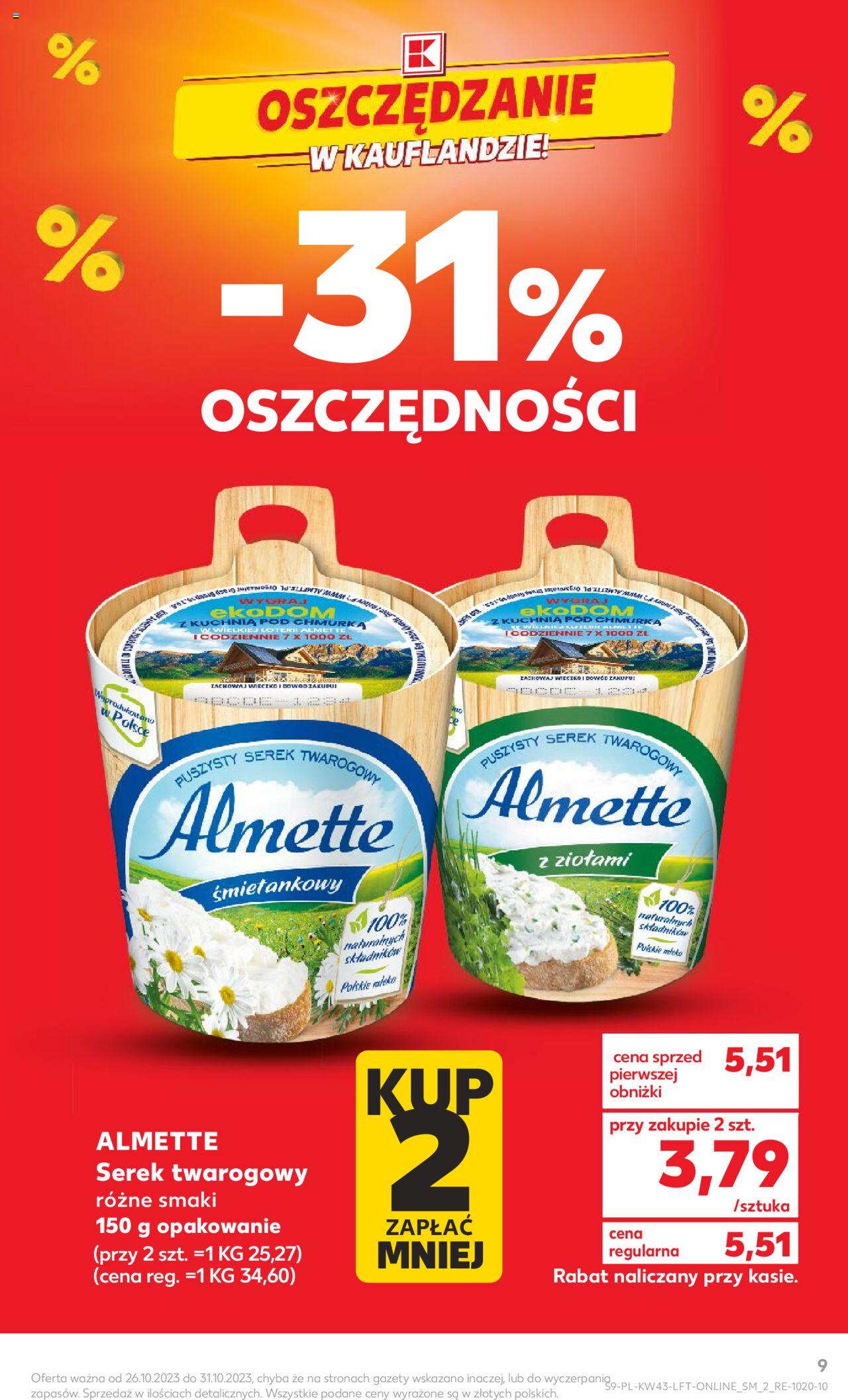KAUFLAND gazetka ważna od 26.10.2023 do31.10.2023 strona 9