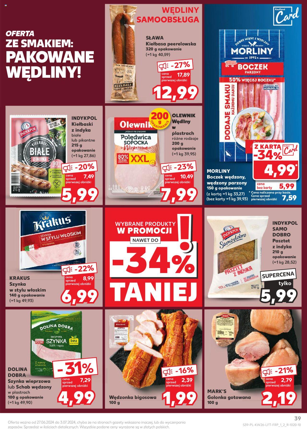 KAUFLAND gazetka ważna od 27.06.2024 do 03.07.2024 strona 39