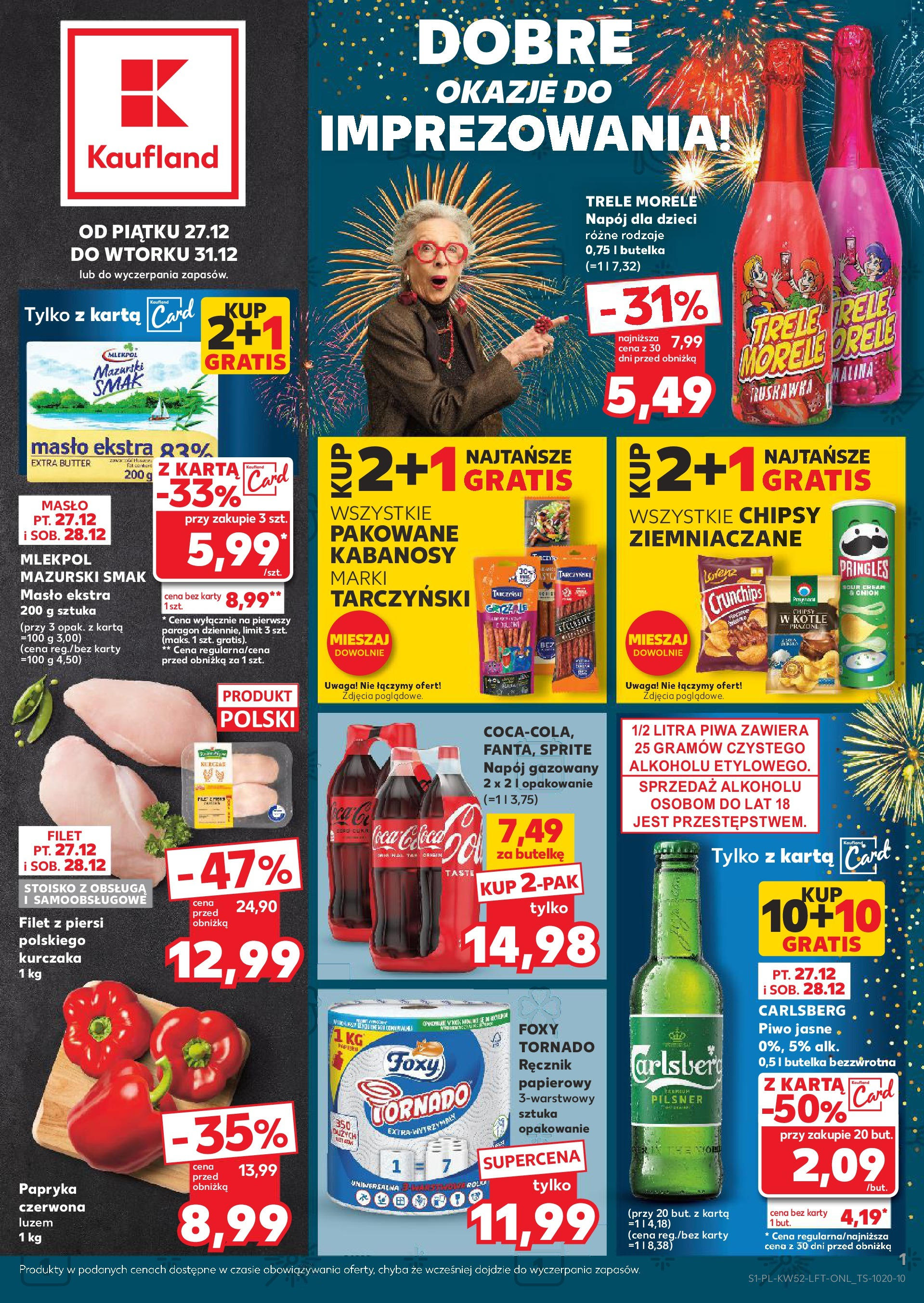 KAUFLAND gazetka ważna od 27.12.2024 do  31.12.2024 strona 1
