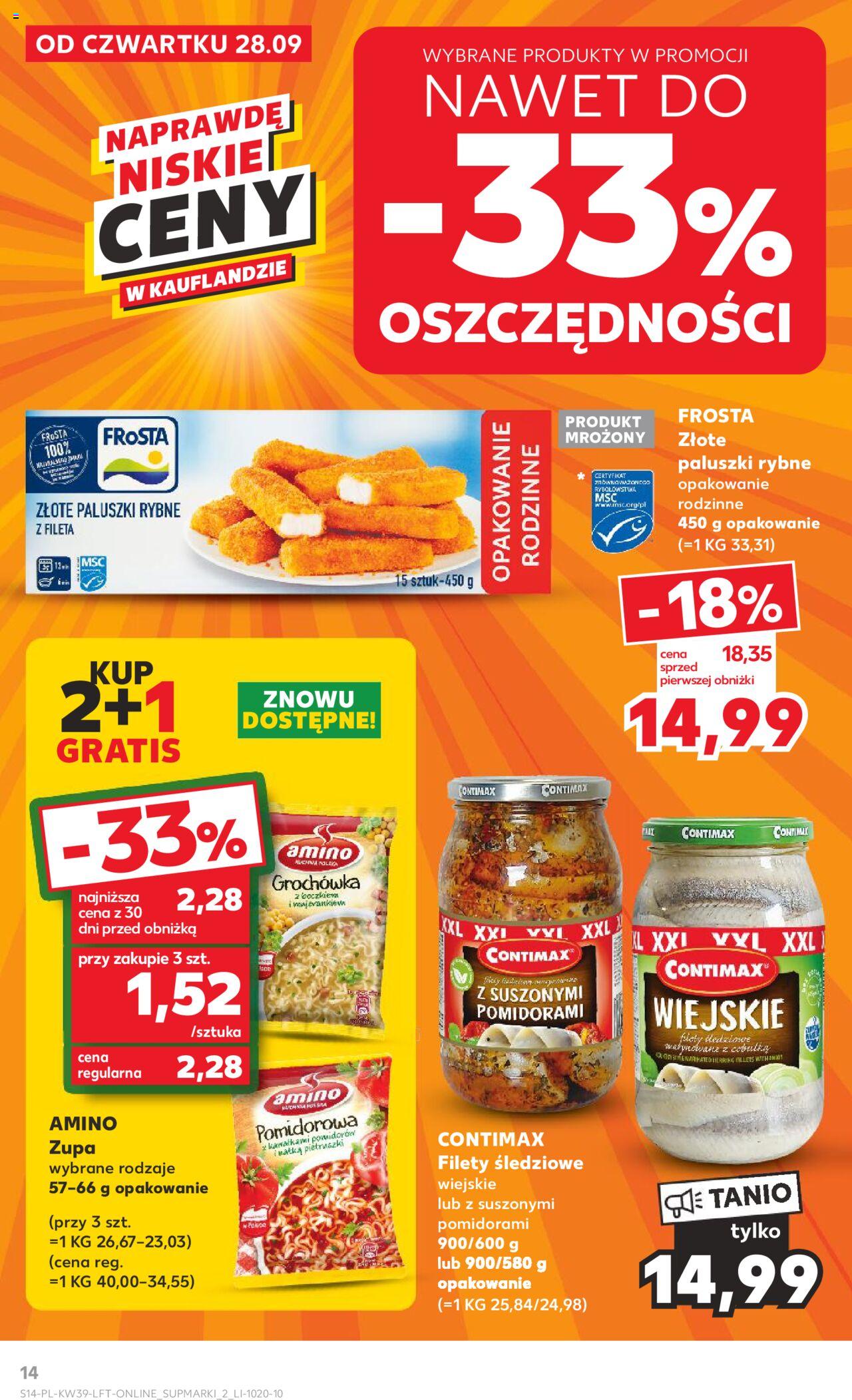 KAUFLAND gazetka ważna od  28.09.2023 do 04.10.2023 strona 14