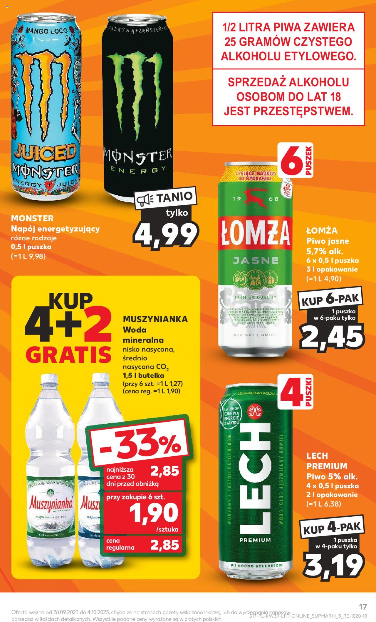 KAUFLAND gazetka ważna od  28.09.2023 do 04.10.2023 strona 17